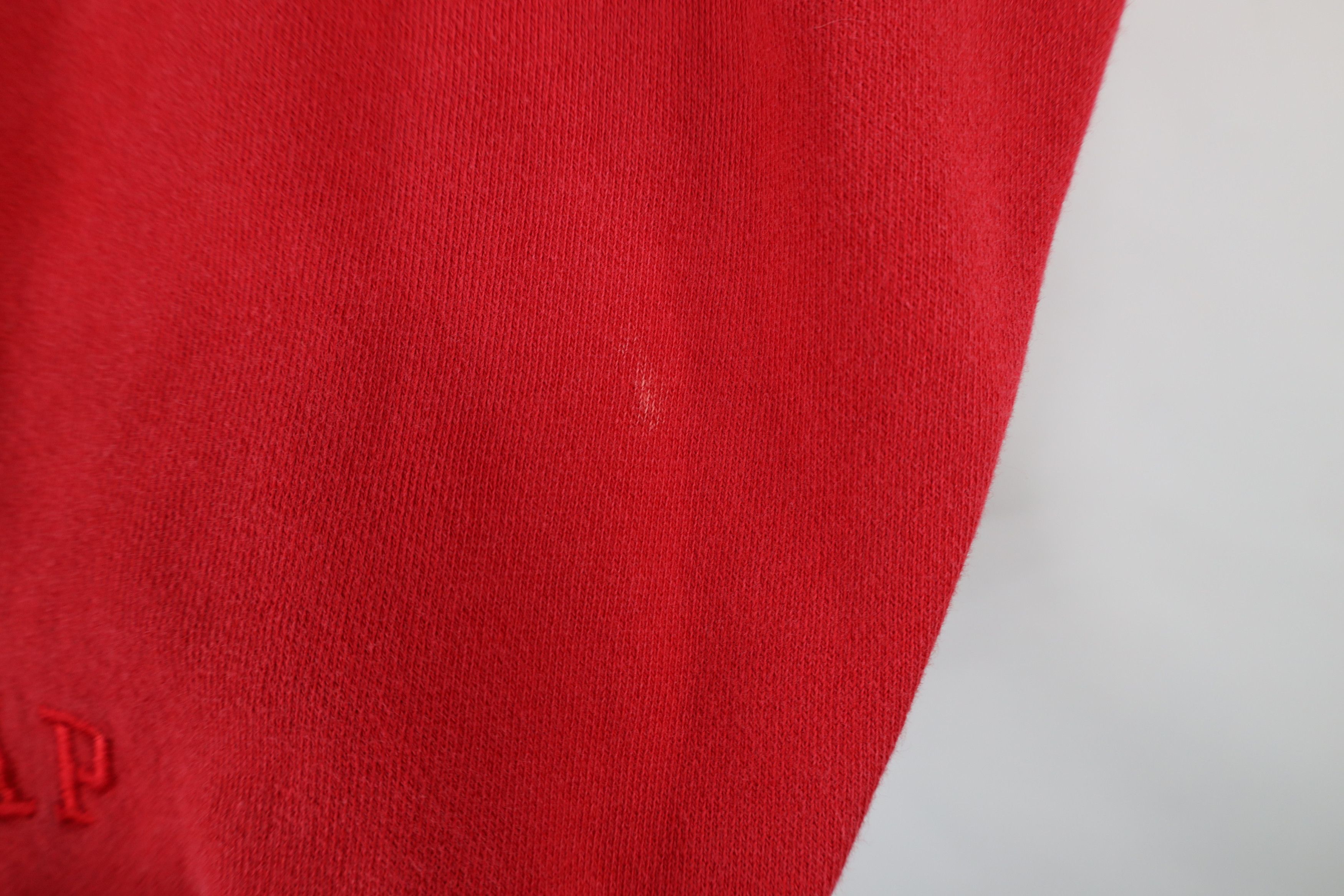Gap Vintage 90s Gap Faded Spell Out Crewneck Sweatshirt Red Size XXL / US 16-18 / IT 52-54 - 5 Thumbnail