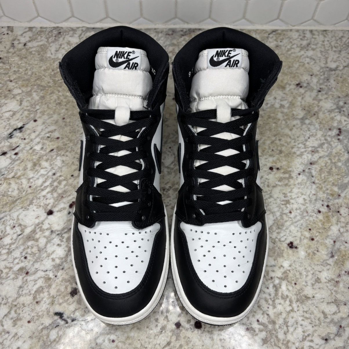 Jordan Brand Size 9 - Jordan 1 Retro '85 OG High Black White CLEAN W/BOX Size US 9 / EU 42 - 5 Thumbnail