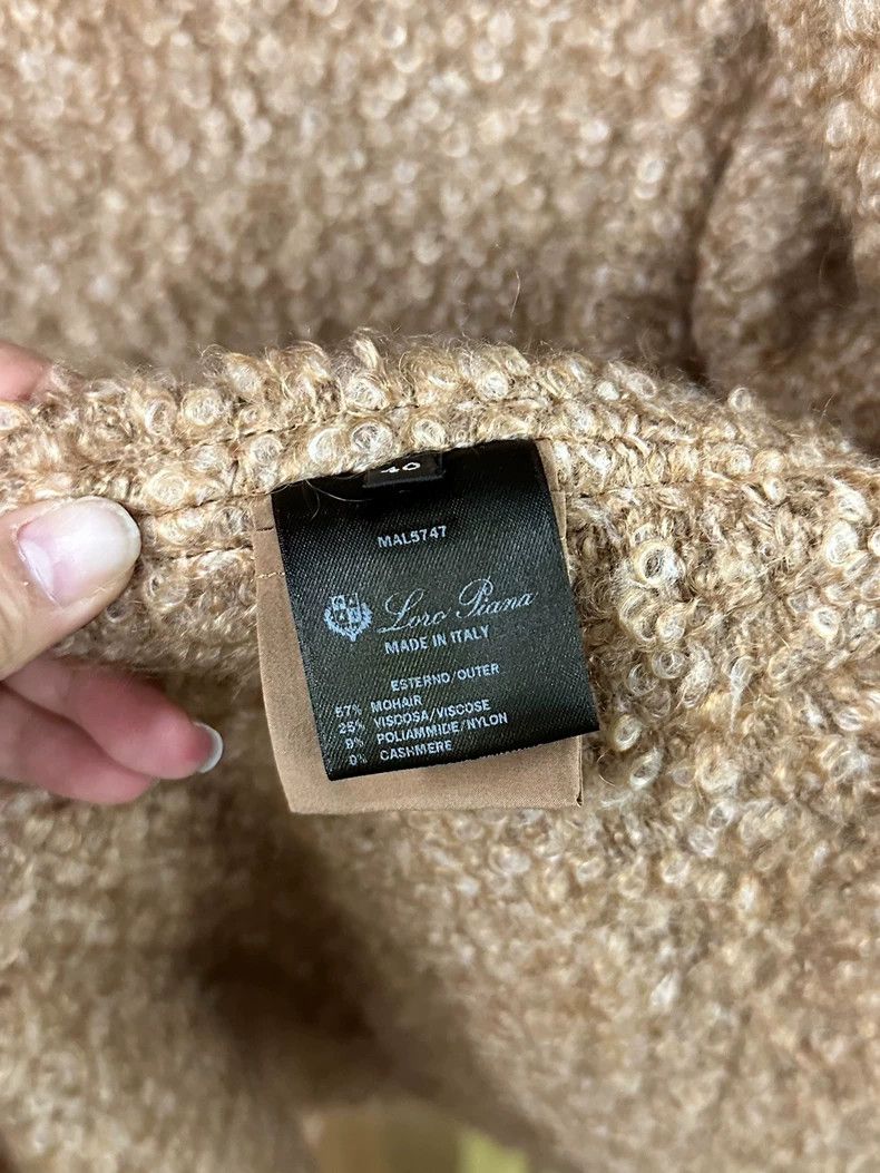Loro Piana LORO PIANA Medium and long length cashmere blended horseha Size M / US 6-8 / IT 42-44 - 4 Thumbnail
