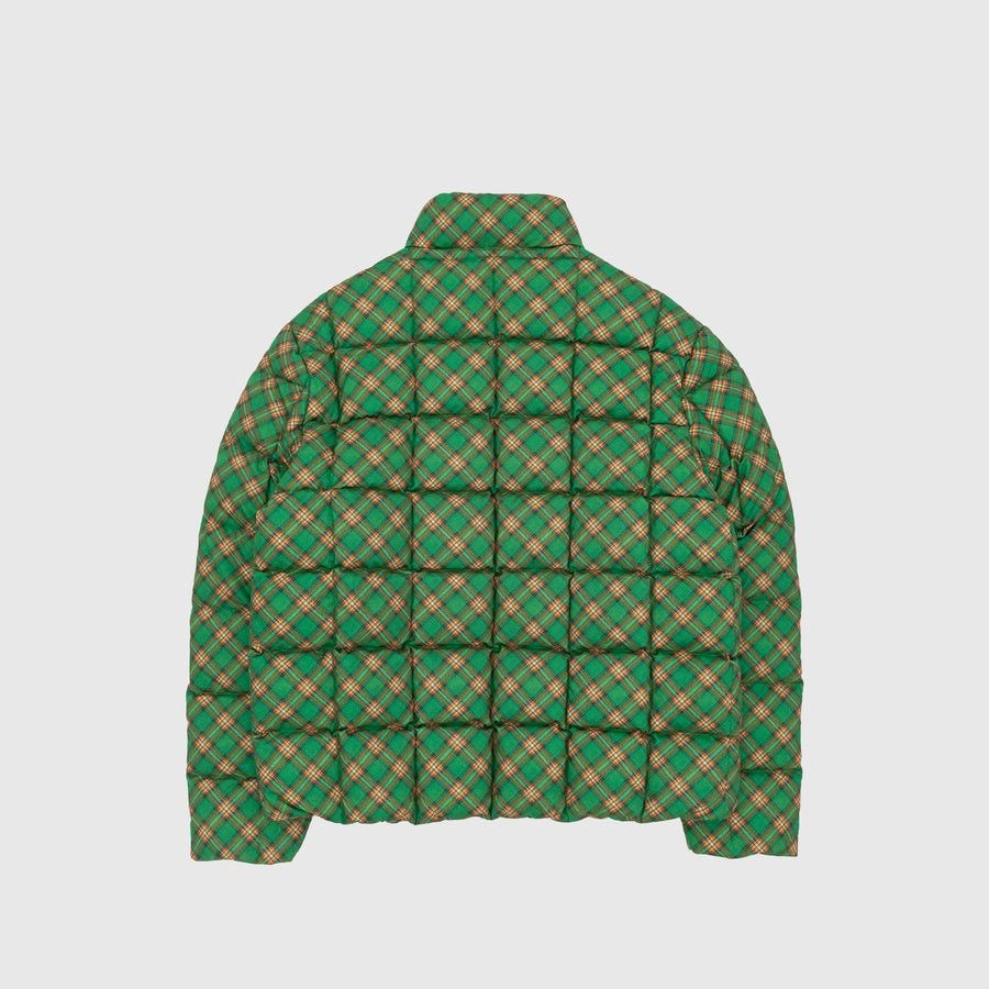 ERL o1mle0724 Plaid Puffer Jacket in Green Size US M / EU 48-50 / 2 - 8 Thumbnail