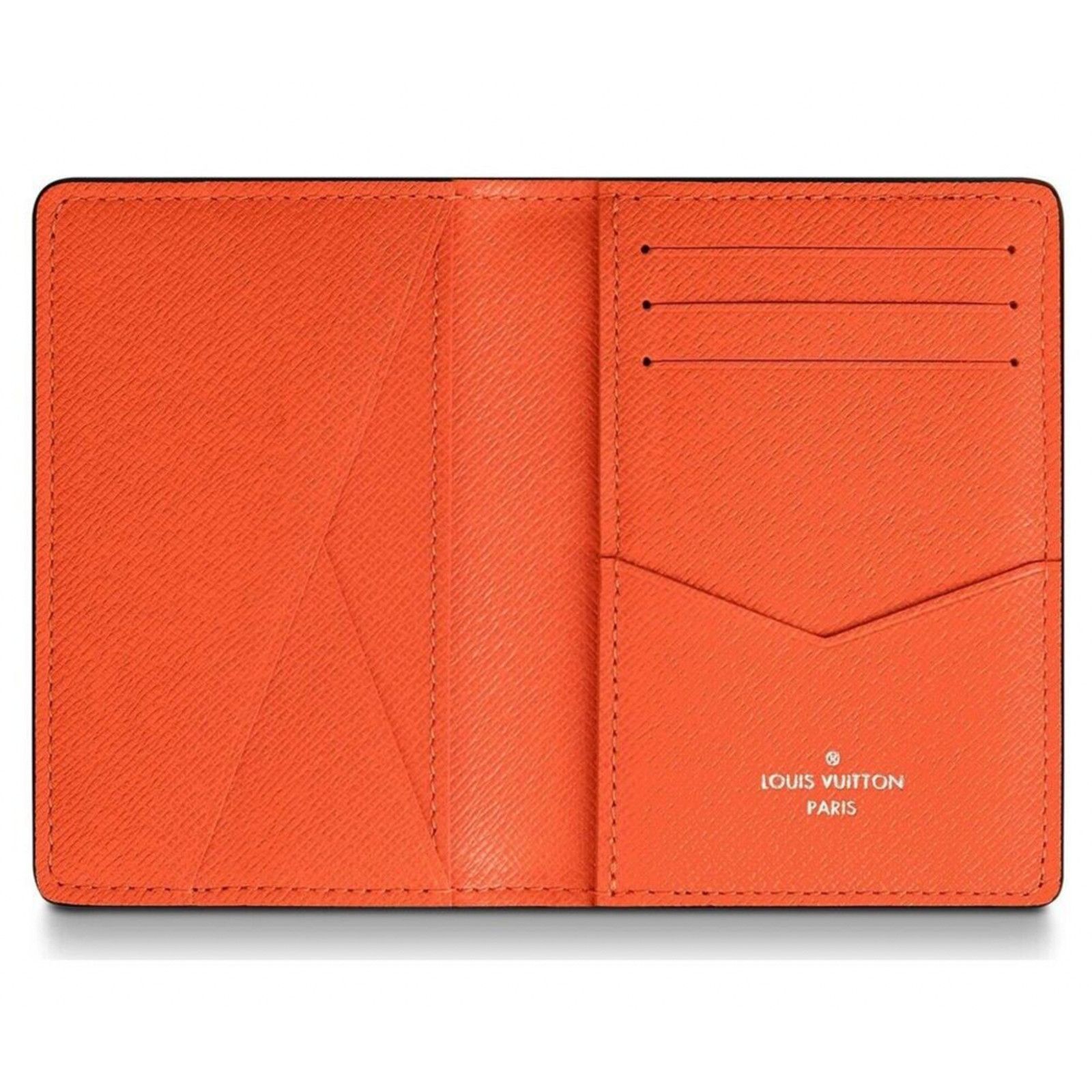 Louis Vuitton Louis Vuitton Orange Monogram Logo Pocket Organizer Wallet Size ONE SIZE - 5 Thumbnail