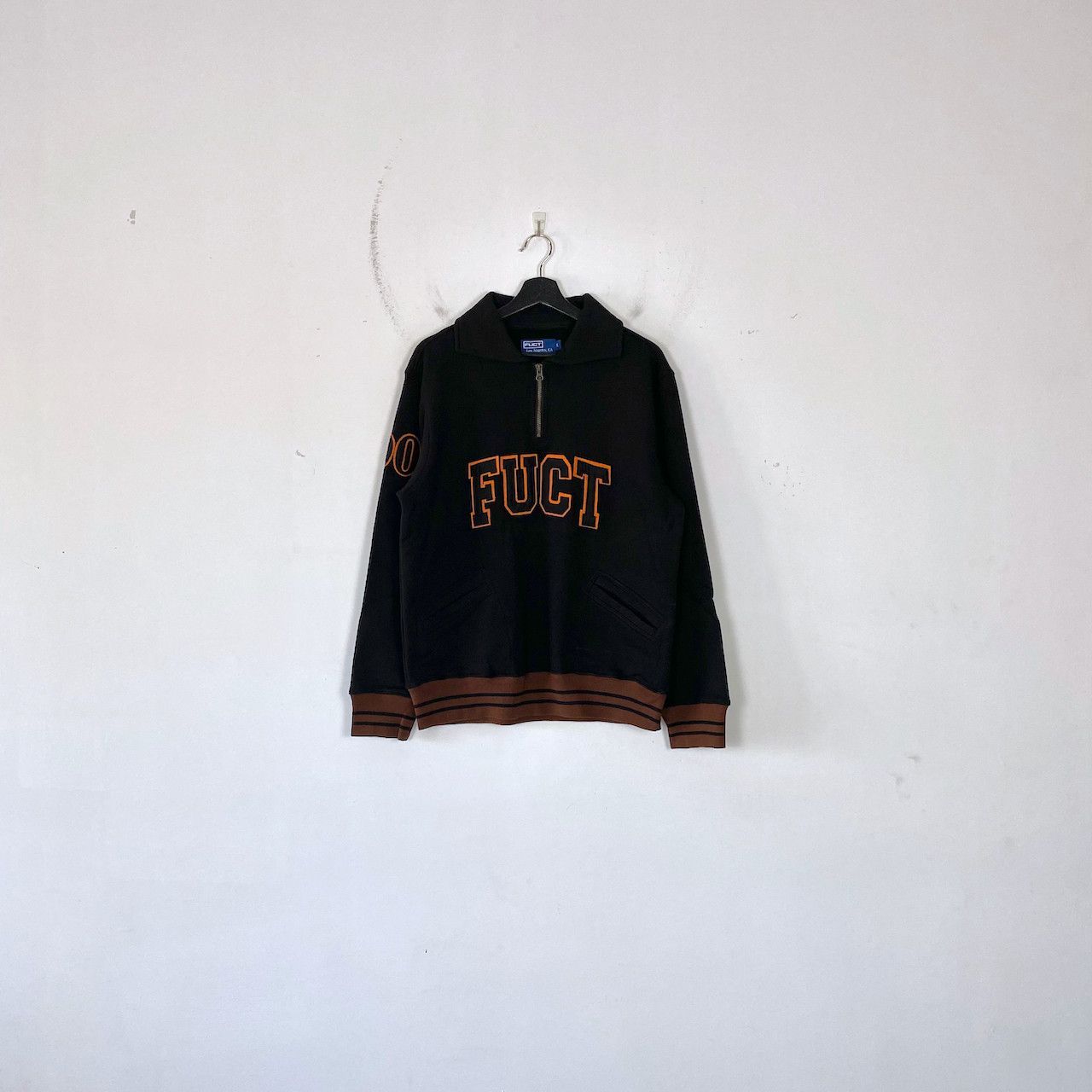 FUCT FUCT ACADEMY LOGO QUARTER ZIP SWEATER Size US L / EU 52-54 / 3 - 1 Thumbnail