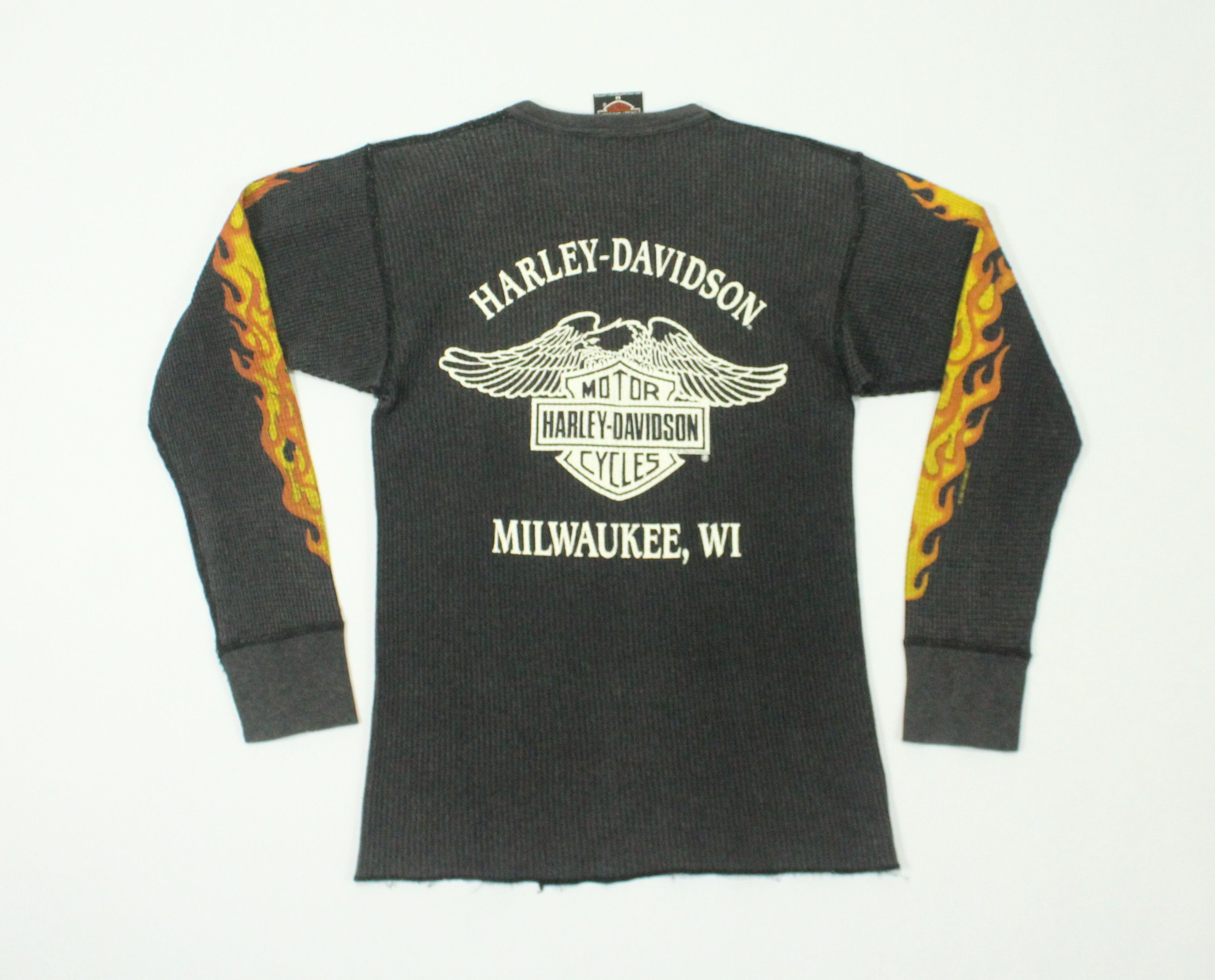 Harley Davidson Vintage HARLEY DAVIDSON Shirt HOLOUBEK Flame Thermal Bodyfit Size US M / EU 48-50 / 2 - 10 Thumbnail