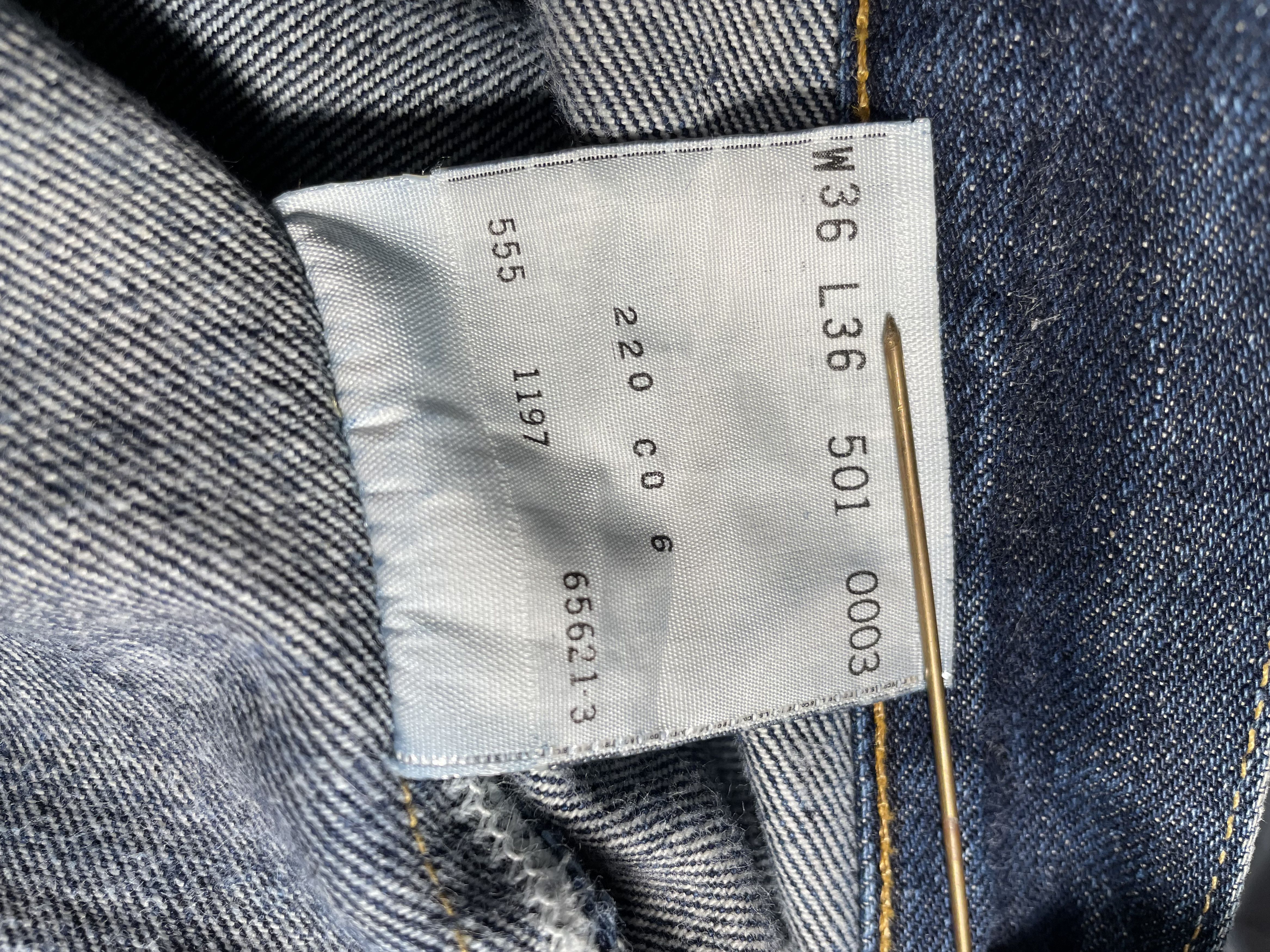 Levi's Levi’s 501XX Valencia 555 Made USA Selvedge 36x36 Size US 35 - 5 Thumbnail
