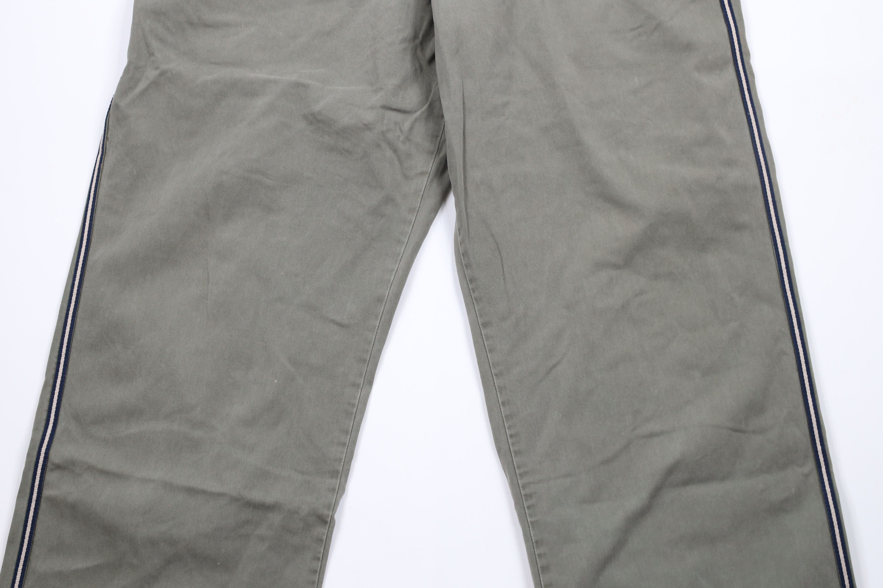 Vintage Vintage 90s Streetwear Baggy Wide Leg Pants Cotton Green Size US 34 / EU 50 - 3 Thumbnail