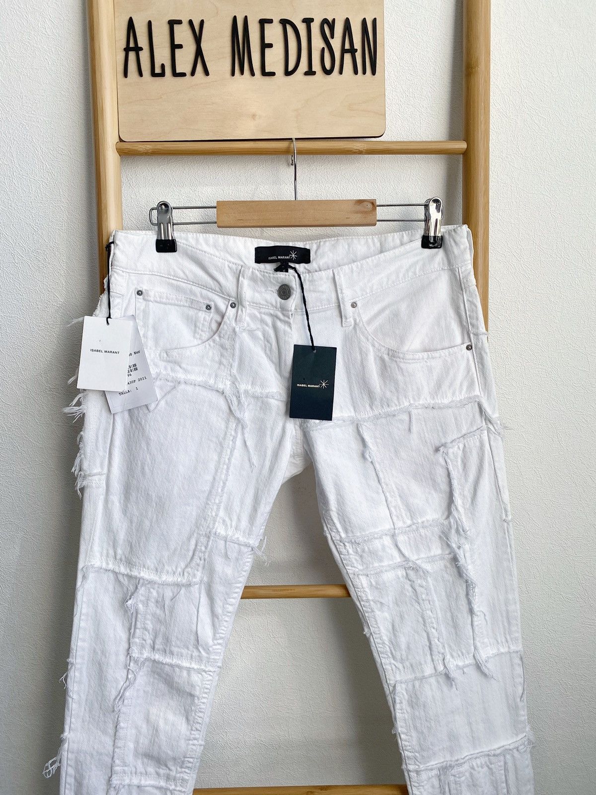Isabel Marant Isabel Marant White Jeans Size 25" / US 0 / IT 36 - 5 Thumbnail