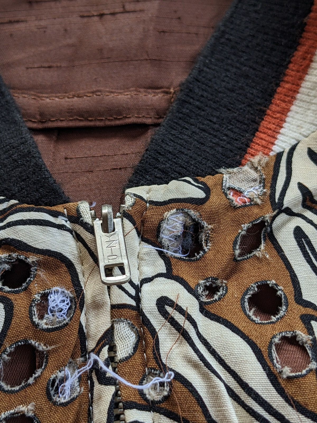 Jean Paul Gaultier AW/SS92 Jean Paul Gaultier rayon reversible bombers jacket Size US XL / EU 56 / 4 - 5 Thumbnail