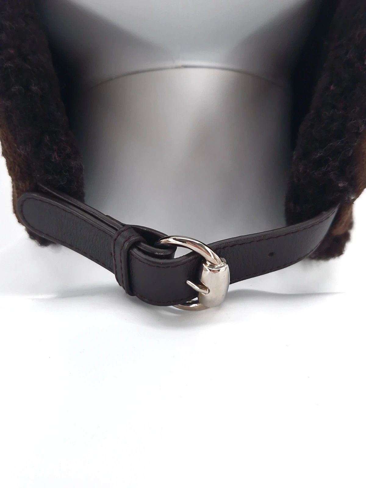 Gucci GUCCI by Tom Ford Shearling Trapper Hat in Brown Suede Size ONE SIZE - 7 Thumbnail
