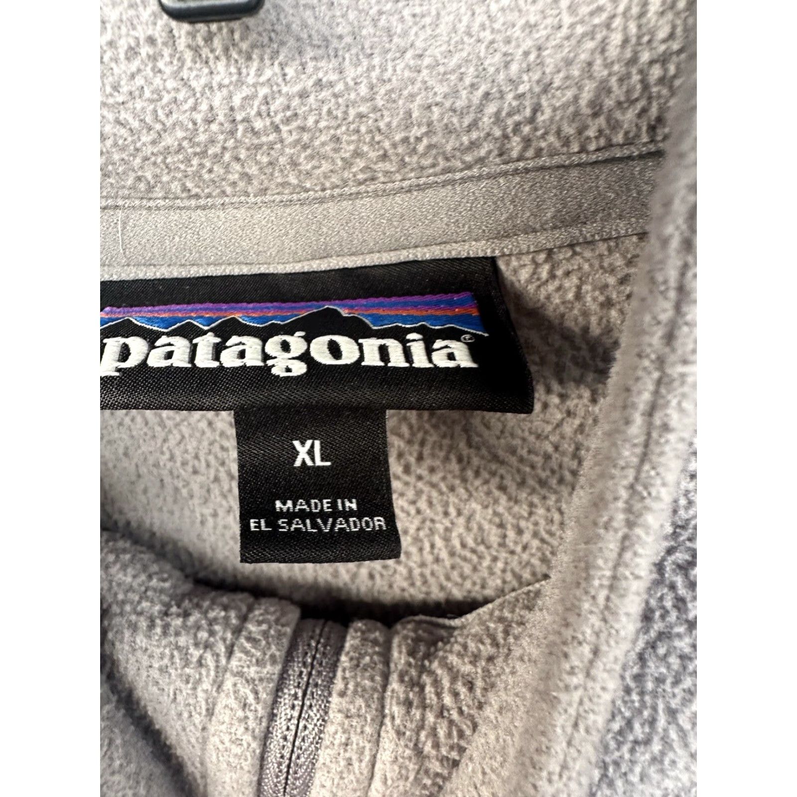 Patagonia Patagonia Women's Fleece Pullover 1/4 Zip Embroidered Logo Gray XL Hinweise: Uber Embroidery? Size XL / US 12-14 / IT 48-50 - 3 Thumbnail