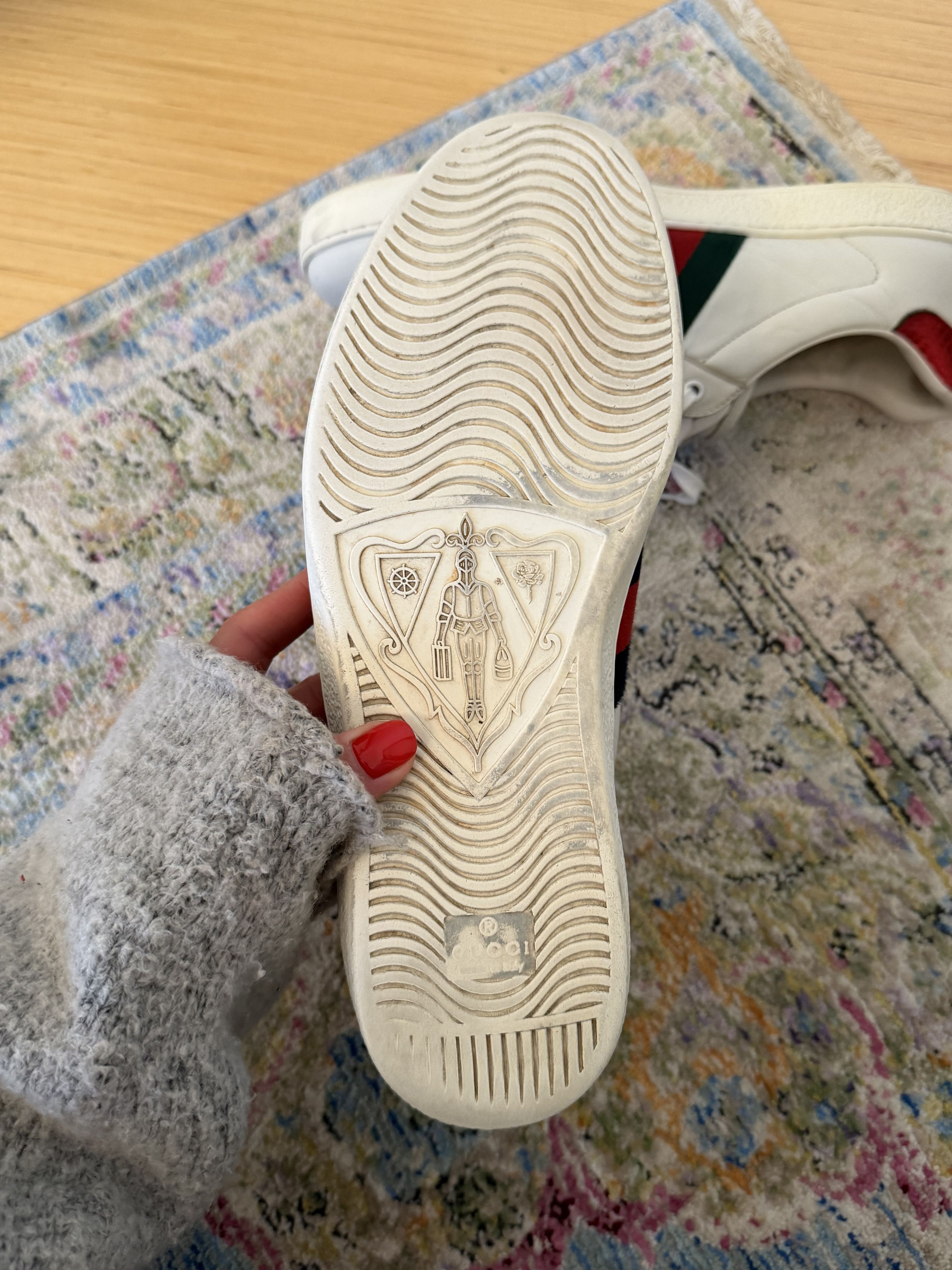 Gucci Gucci Ace Unpaired White Sneakers Size US 9.5 / EU 42-43 - 9 Thumbnail