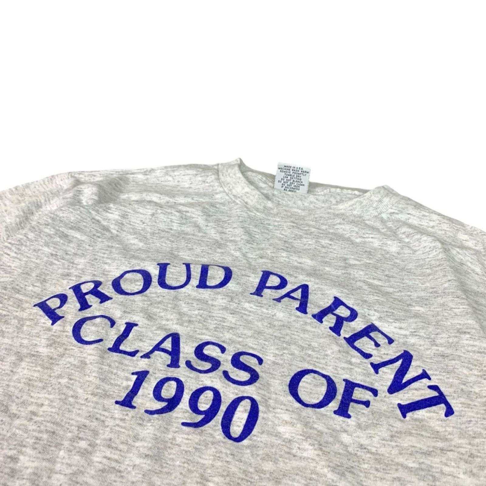 Vintage Vintage 90s Proud Parent Class of 1990 Single Stitch T-shirt Size US M / EU 48-50 / 2 - 2 Thumbnail