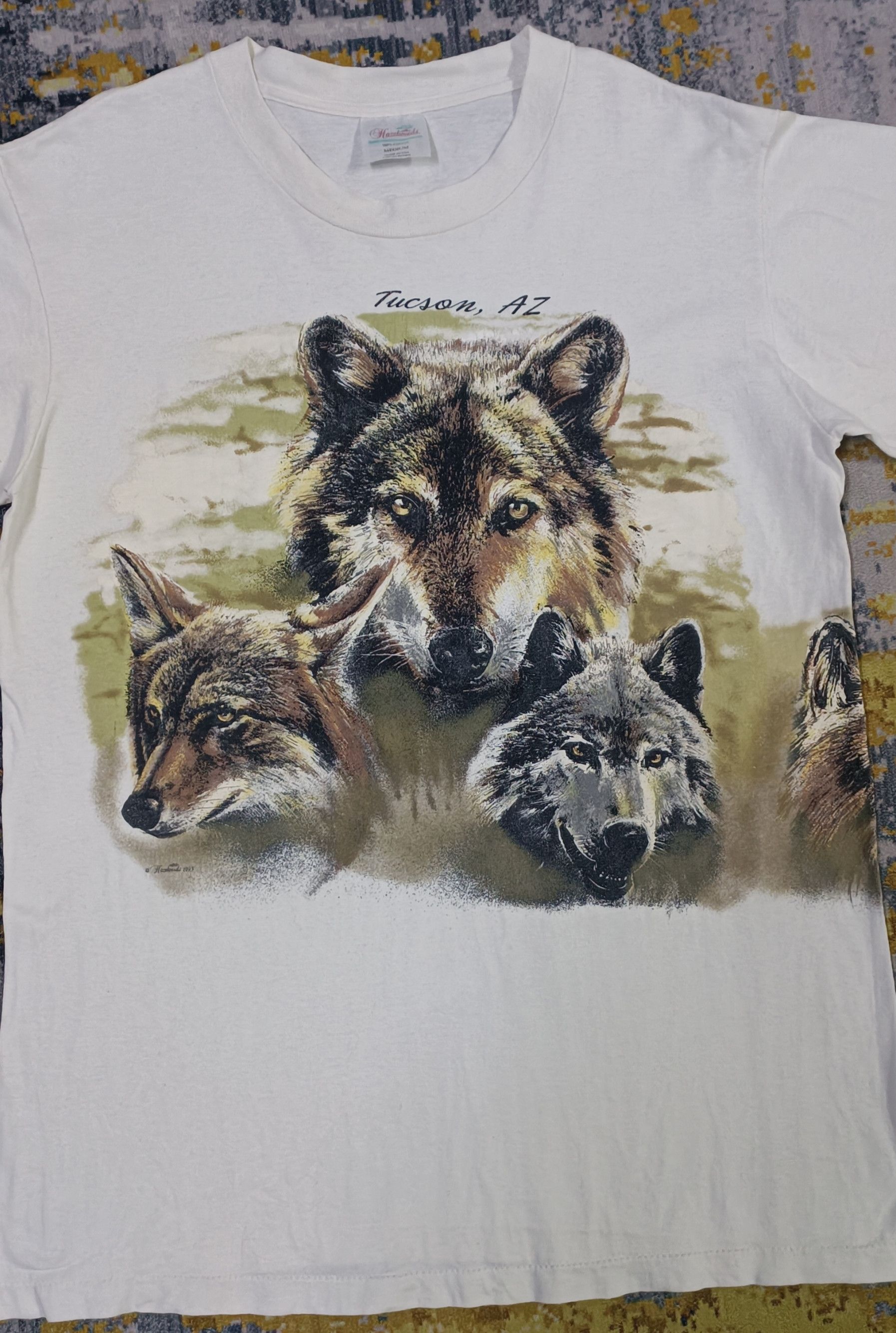 Habitat × Vintage Vintage 90s Wolf Tucson,AZ by Hazelwoods Size US M / EU 48-50 / 2 - 1 Thumbnail