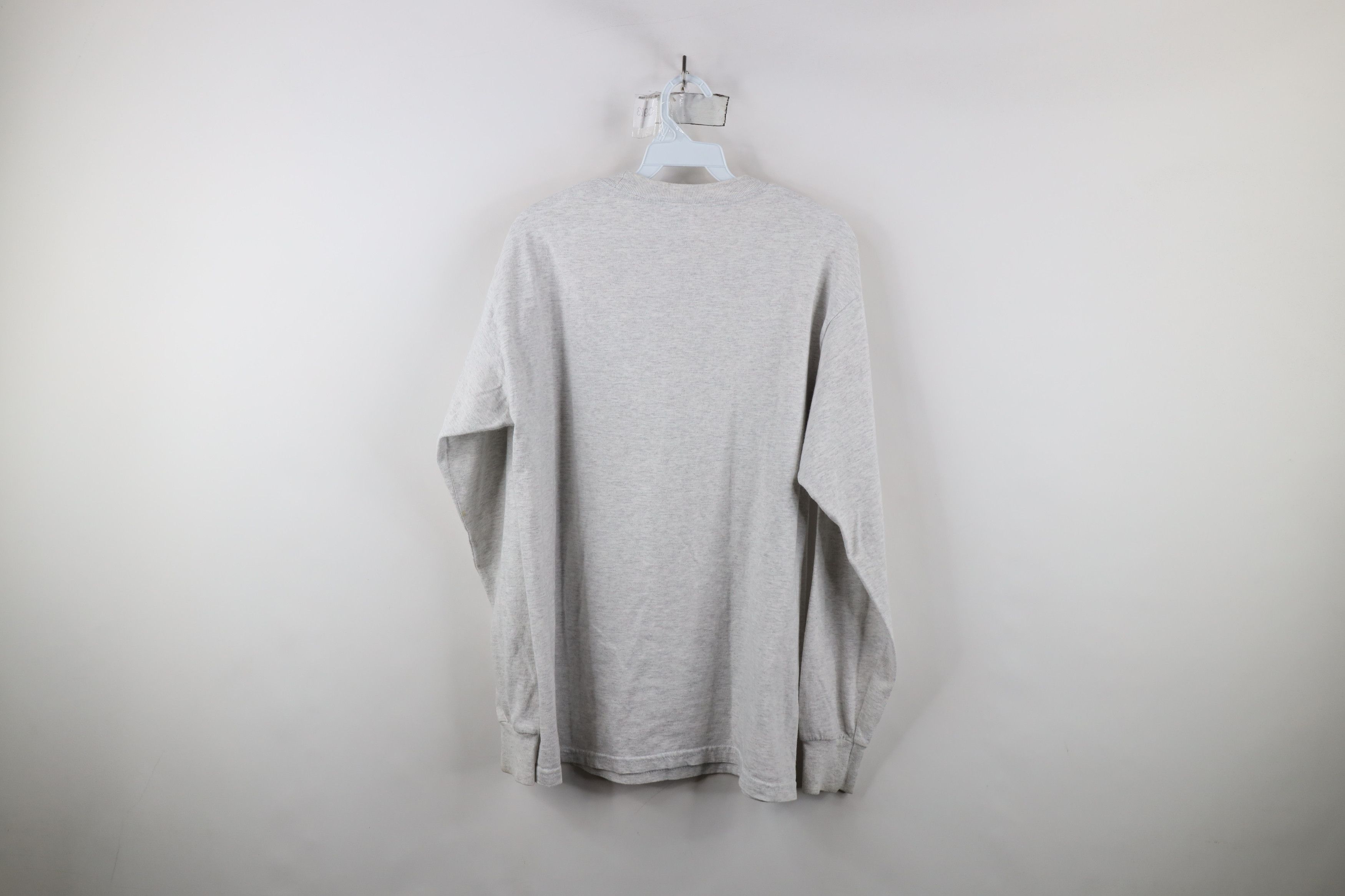 Vintage Vintage 90s Streetwear Bee Bowling Long Sleeve T-Shirt Gray Size M / US 6-8 / IT 42-44 - 10 Thumbnail