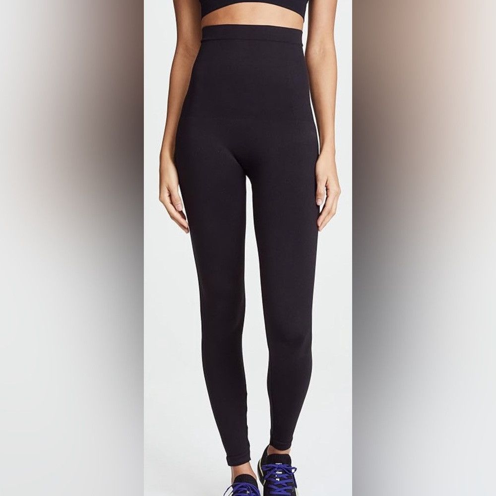 Spanx Spanx High Waist Compression Leggings Women’s Size 1X Black Size 26" / US 2 / IT 38 - 1 Thumbnail