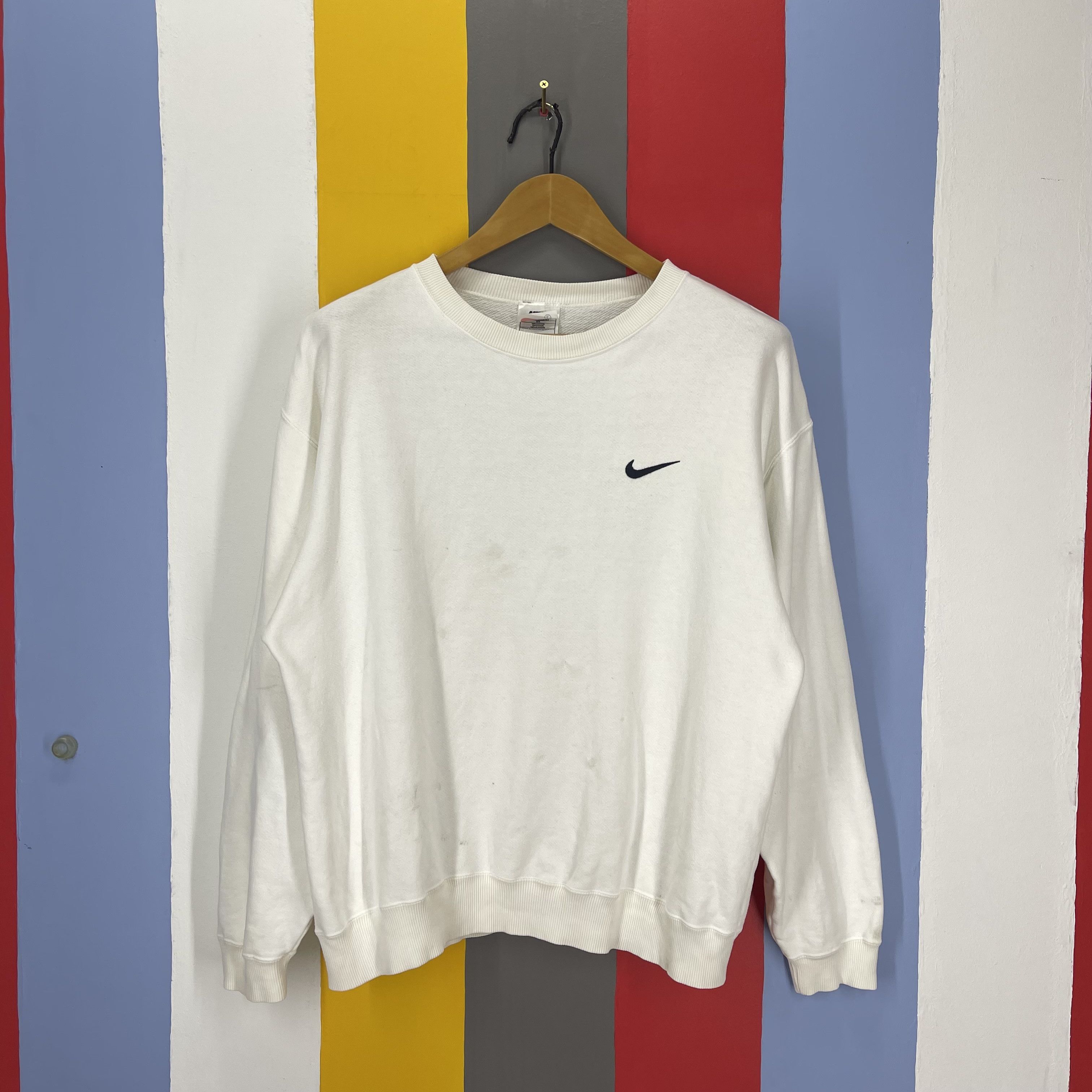 Nike 90s Vintage NIKE USA Crew Neck Sweatshirt #2035/14 Size US L / EU 52-54 / 3 - 8 Thumbnail