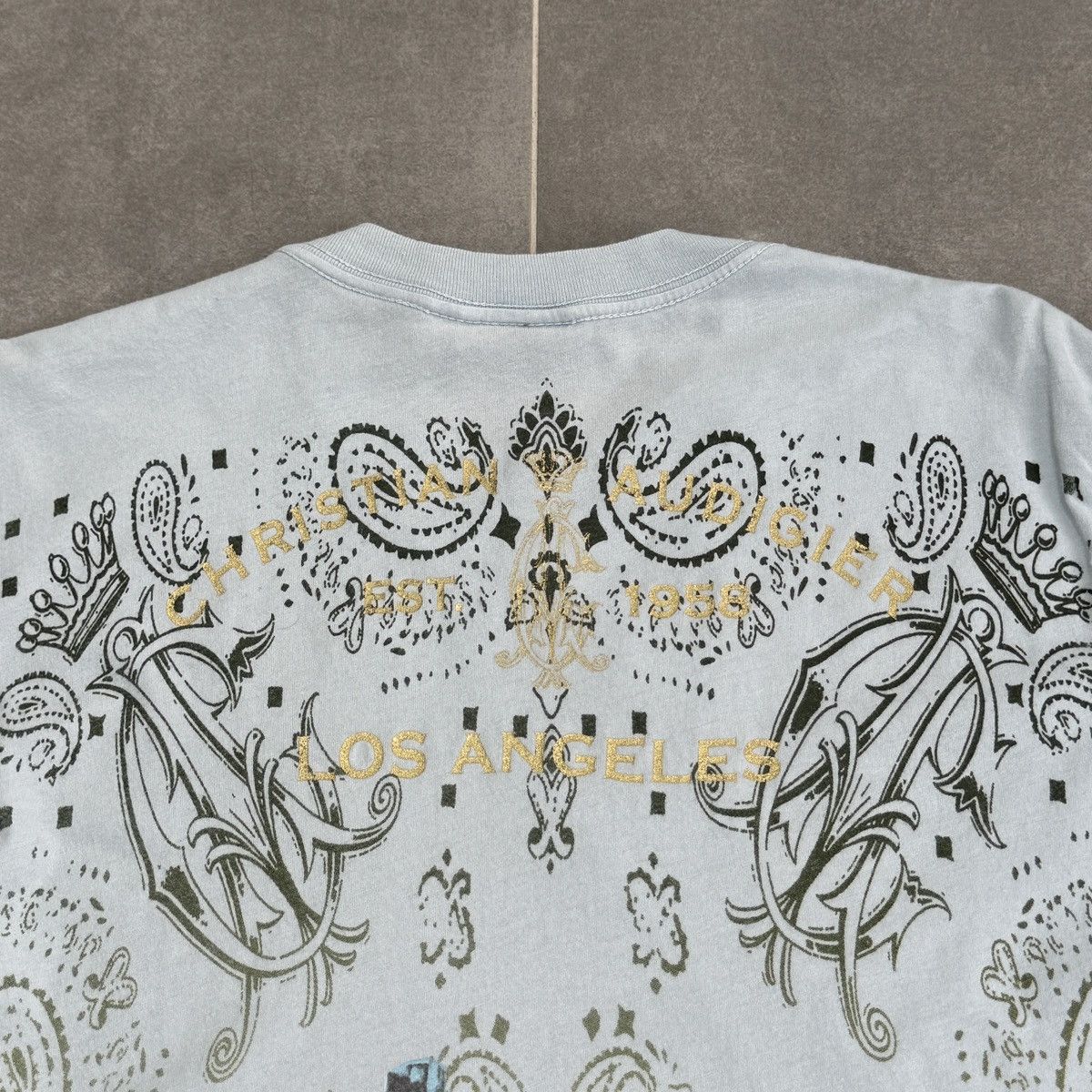 Ed Hardy Christian Audigier Los Angeles Tattoo Y2K Hip Hop T-Shirt Size US S / EU 44-46 / 1 - 18 Thumbnail