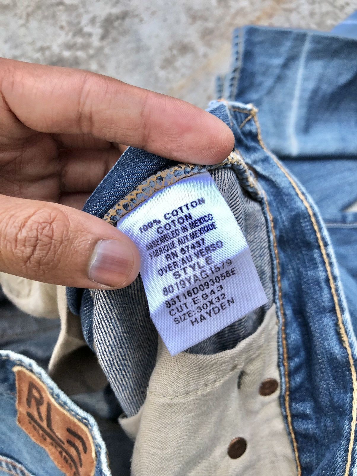 Polo Ralph Lauren × Ralph Lauren POLO HAYDEN RELAXED FIT DIRTY DENIM Size US 30 / EU 46 - 6 Thumbnail