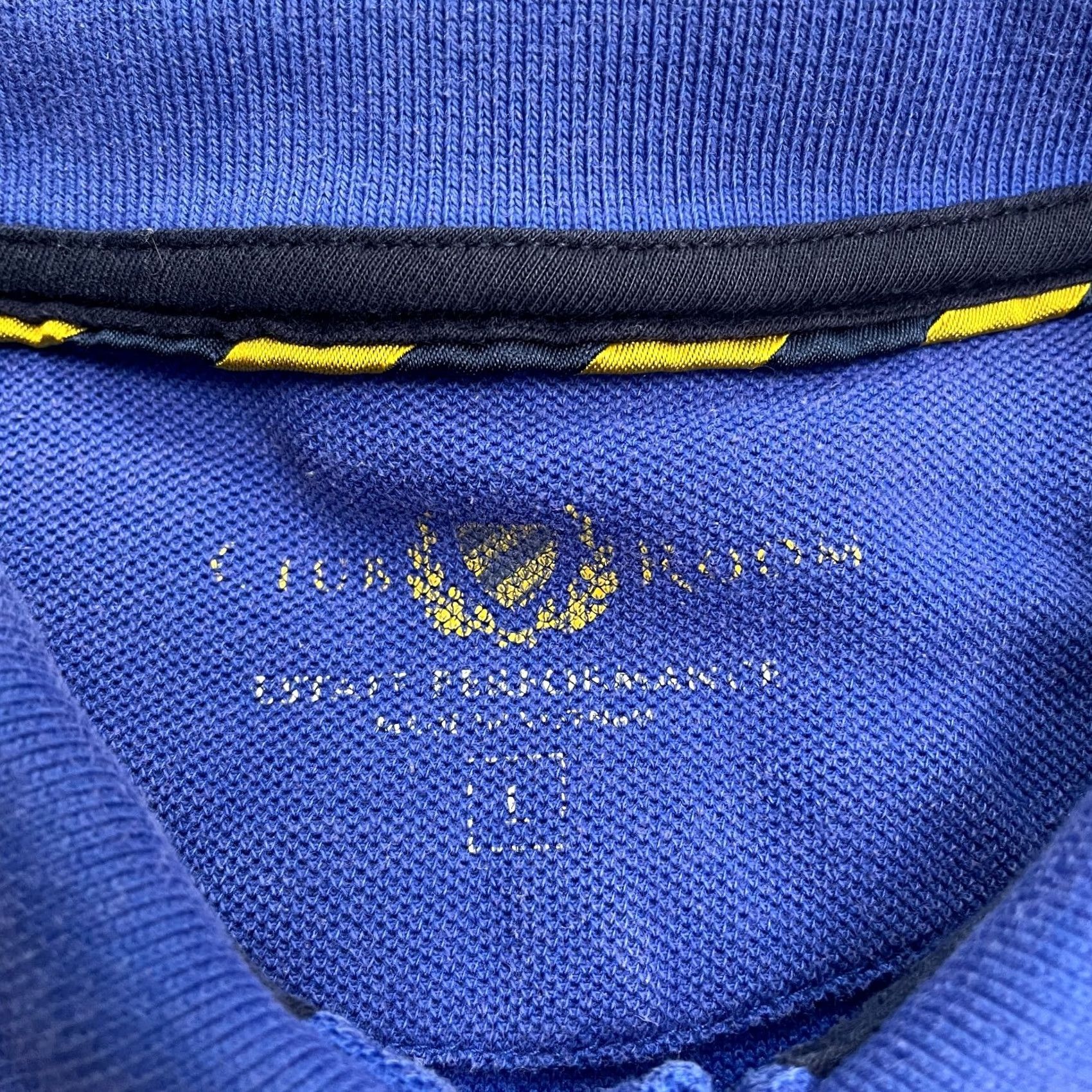 Club Room Club Room Polo Shirt Mens Large Blue Short Sleeve Cotton Blend Casual Golf Top Size US L / EU 52-54 / 3 - 5 Thumbnail