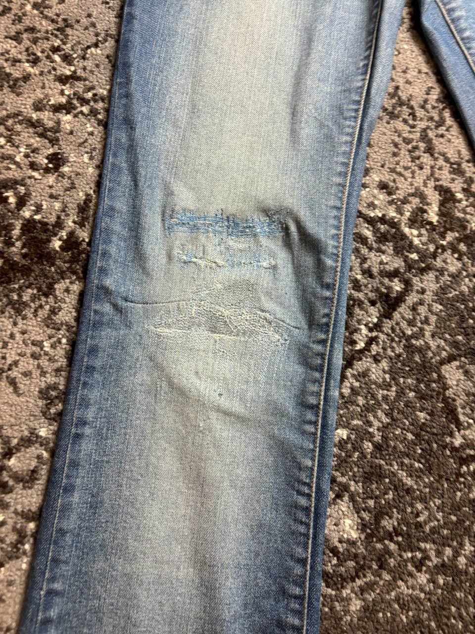 Dolce & Gabbana × Vintage Vintage Y2K Dolce & Gabbana Avantgarde Denim Pants Size 28" / US 6 / IT 42 - 2 Thumbnail
