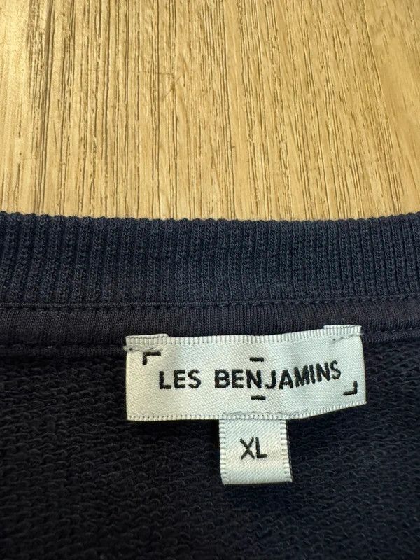Les Benjamins Les Benjamins Navy Logo Crewneck Sweatshirt size XL Size US XL / EU 56 / 4 - 6 Thumbnail