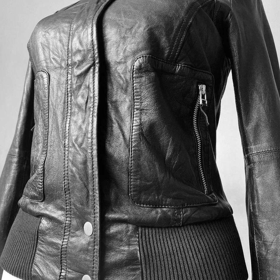 Vintage Archive distressed biker Avant Garde jacket 90s 00s Size S / US 4 / IT 40 - 6 Thumbnail