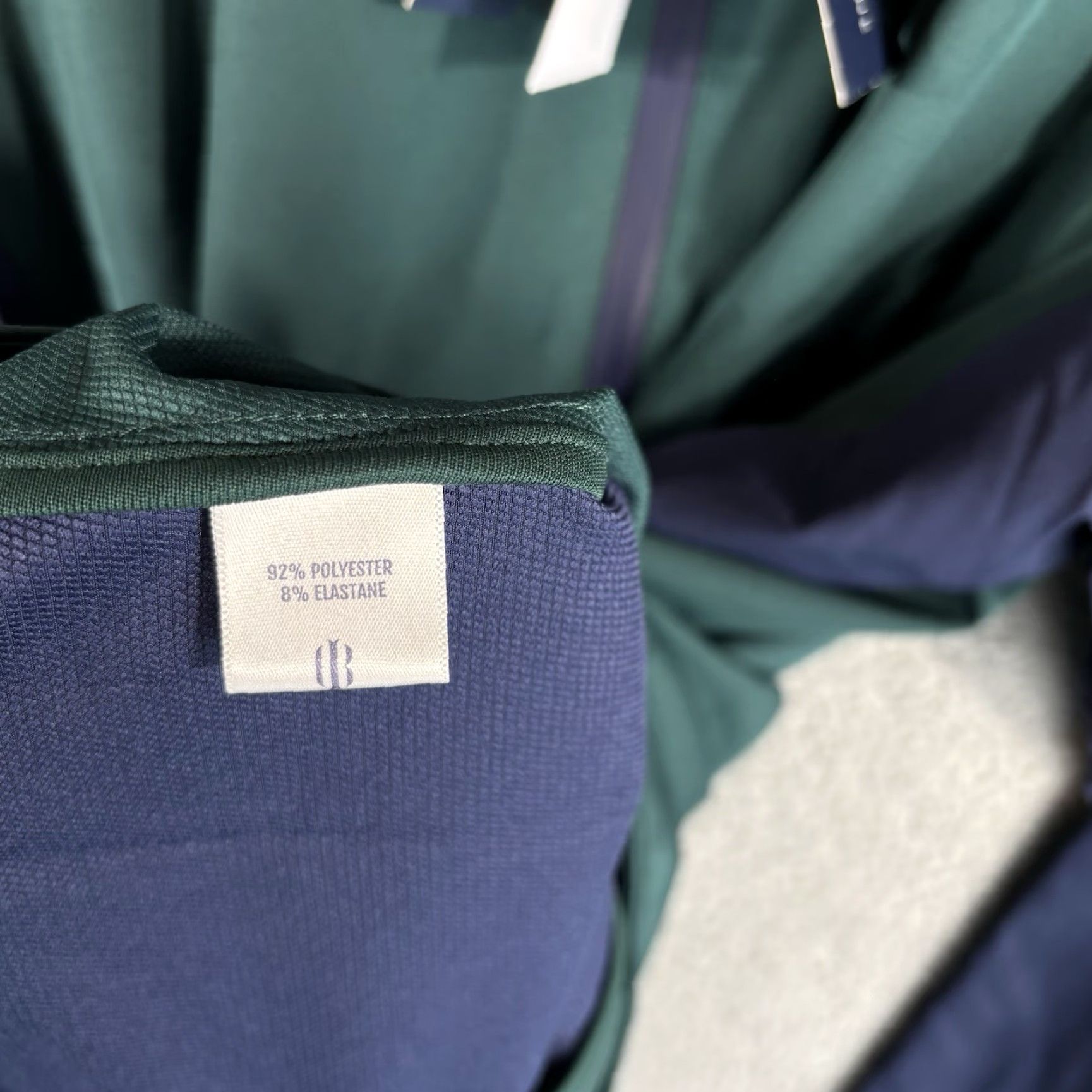 Rains Holderness & Bourne Jacket Mens XL Green Navy Lightweight Windbreaker Zip Golf Weather Rain Multicolor Casual Travel Size US XL / EU 56 / 4 - 5 Thumbnail