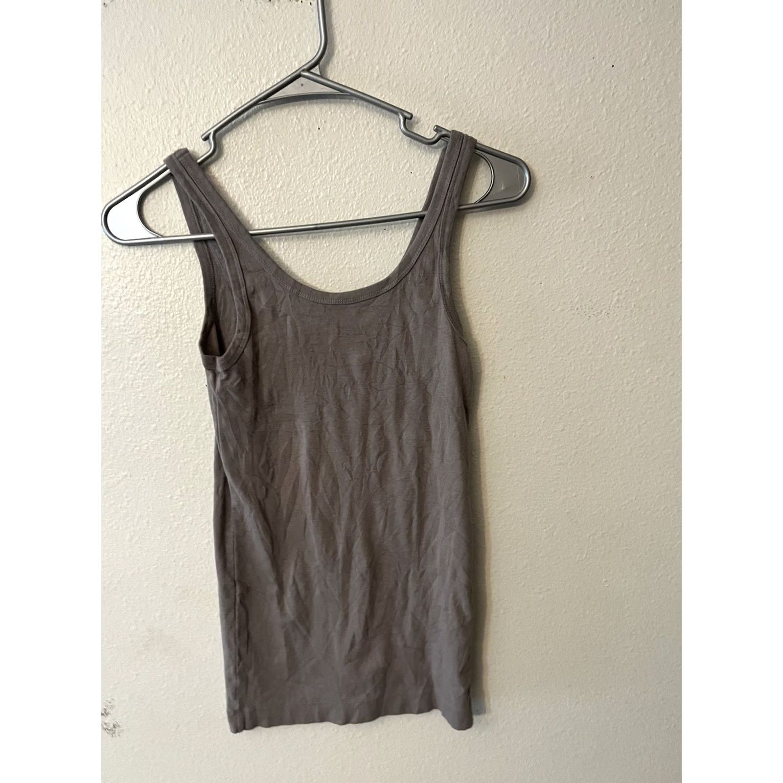 Banana Republic Banana Republic tank Cotton Blend Gray Solid Womens Small Size S / US 4 / IT 40 - 3 Thumbnail