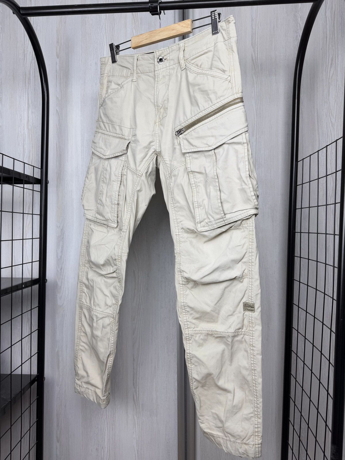 G-Star G-Star Raw Rovic Zip 3D Regular Tapered Cargo utility pants Size US 29 - 5 Thumbnail