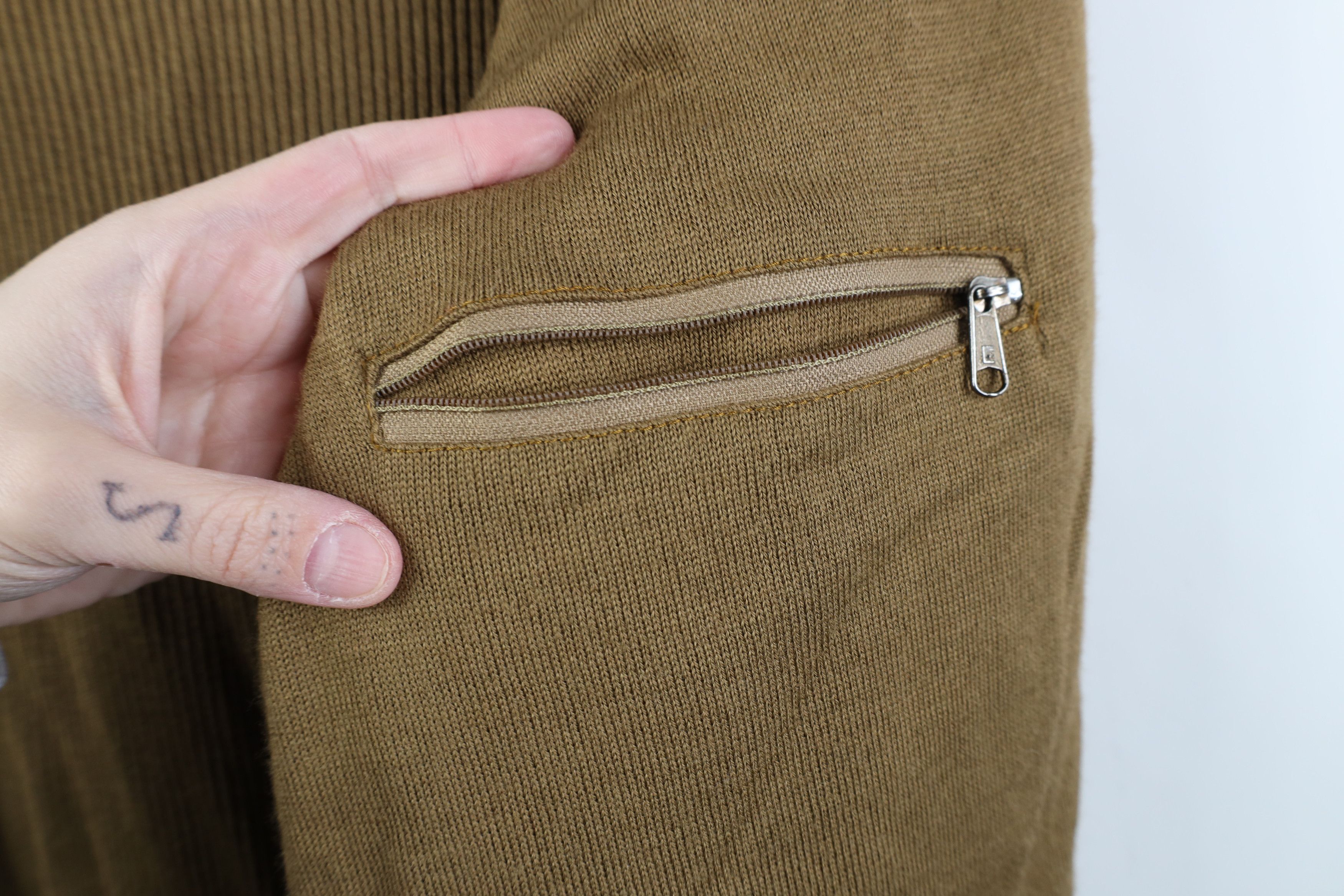 Vintage Vintage 90s Y2K Streetwear Ribbed Sweater Jacket Swacket Size US XXL / EU 58 / 5 - 10 Thumbnail