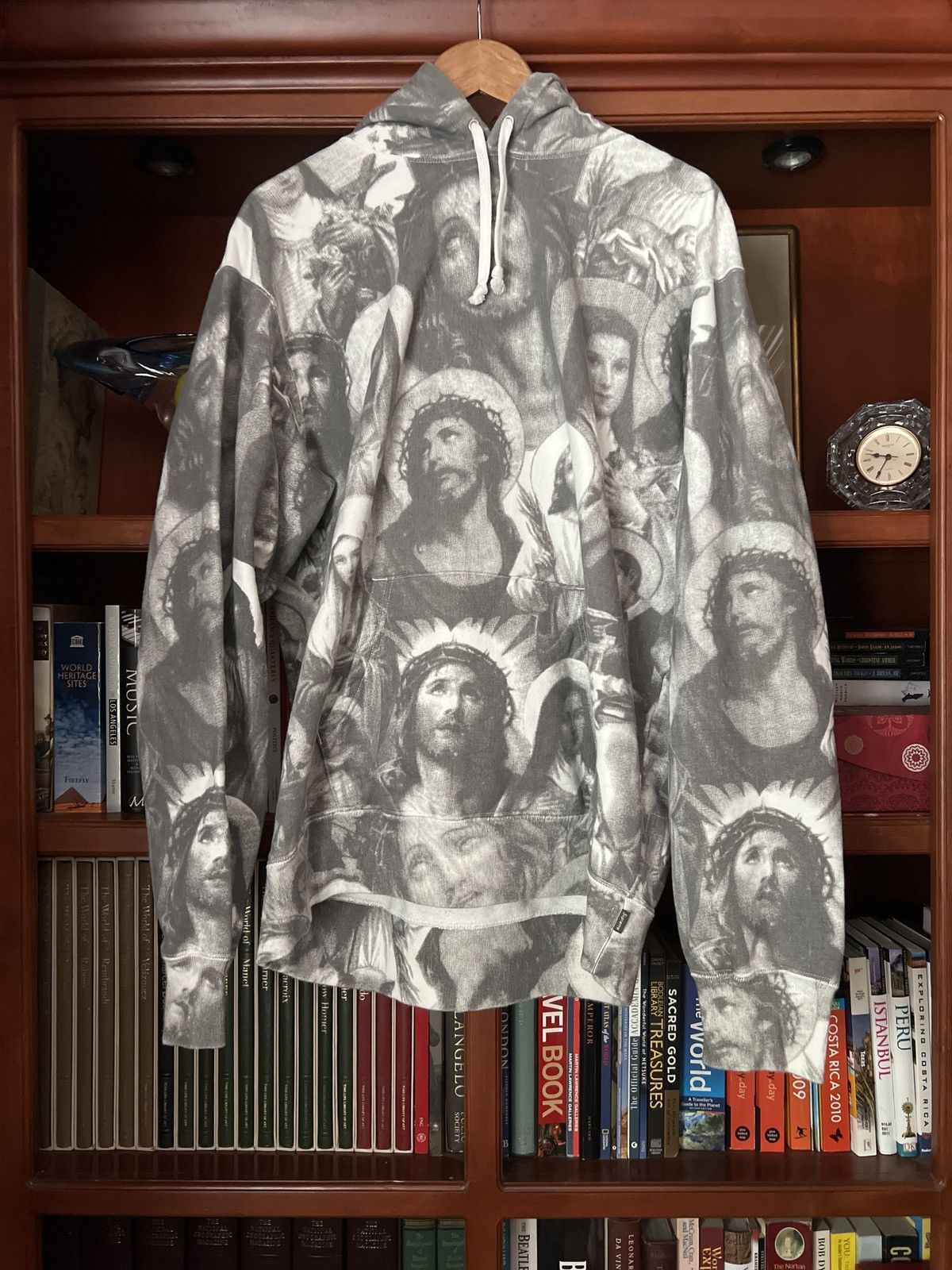 トップス Supreme Jesus and Mary Hooded Sweatshirt Supreme Jesus and Mary Hooded Sweatshirt Dark Grey Men's