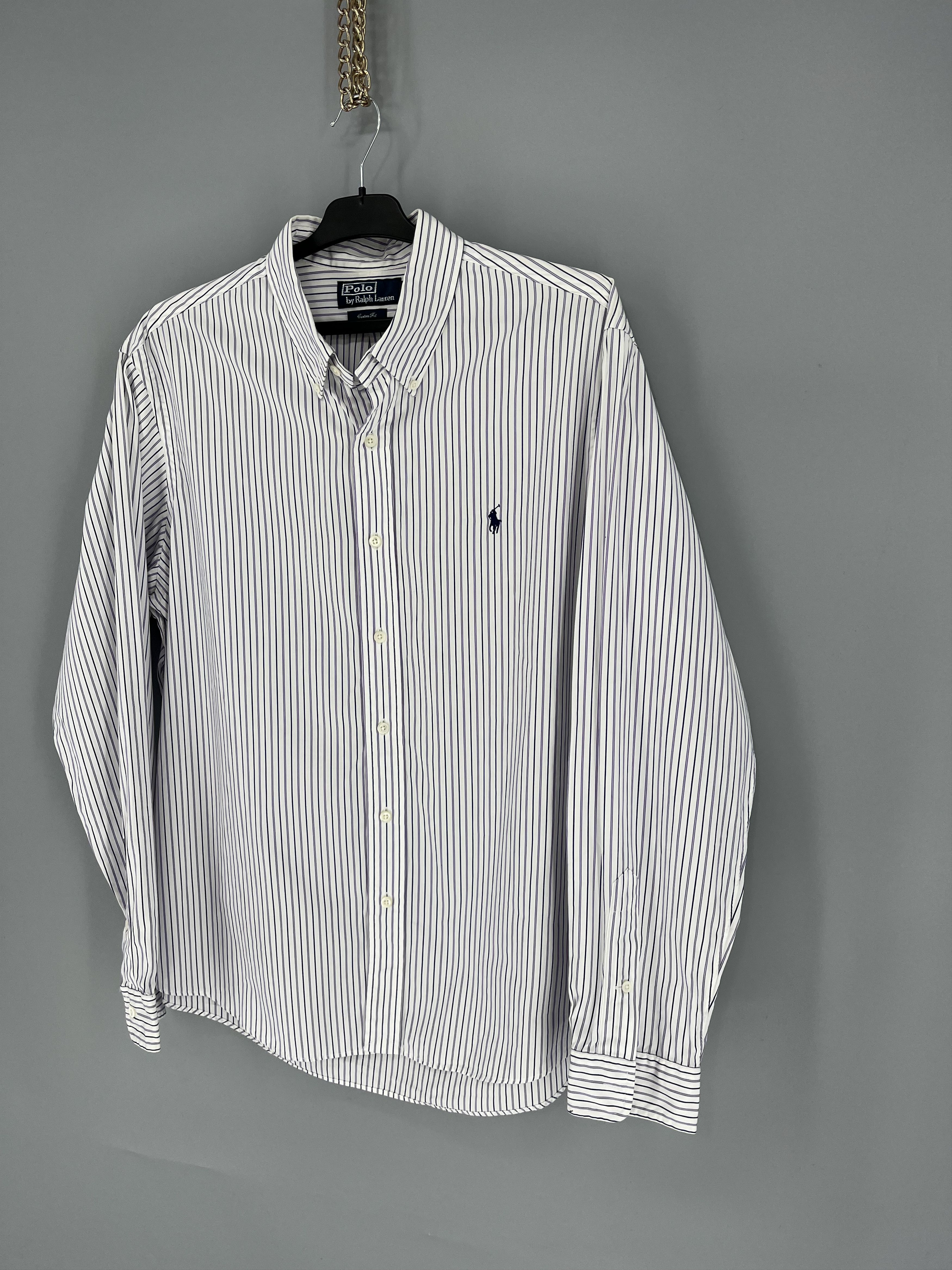 Ralph Lauren Vintage striped shirt polo Ralph Lauren size XL rare Size US XL / EU 56 / 4 - 3 Thumbnail