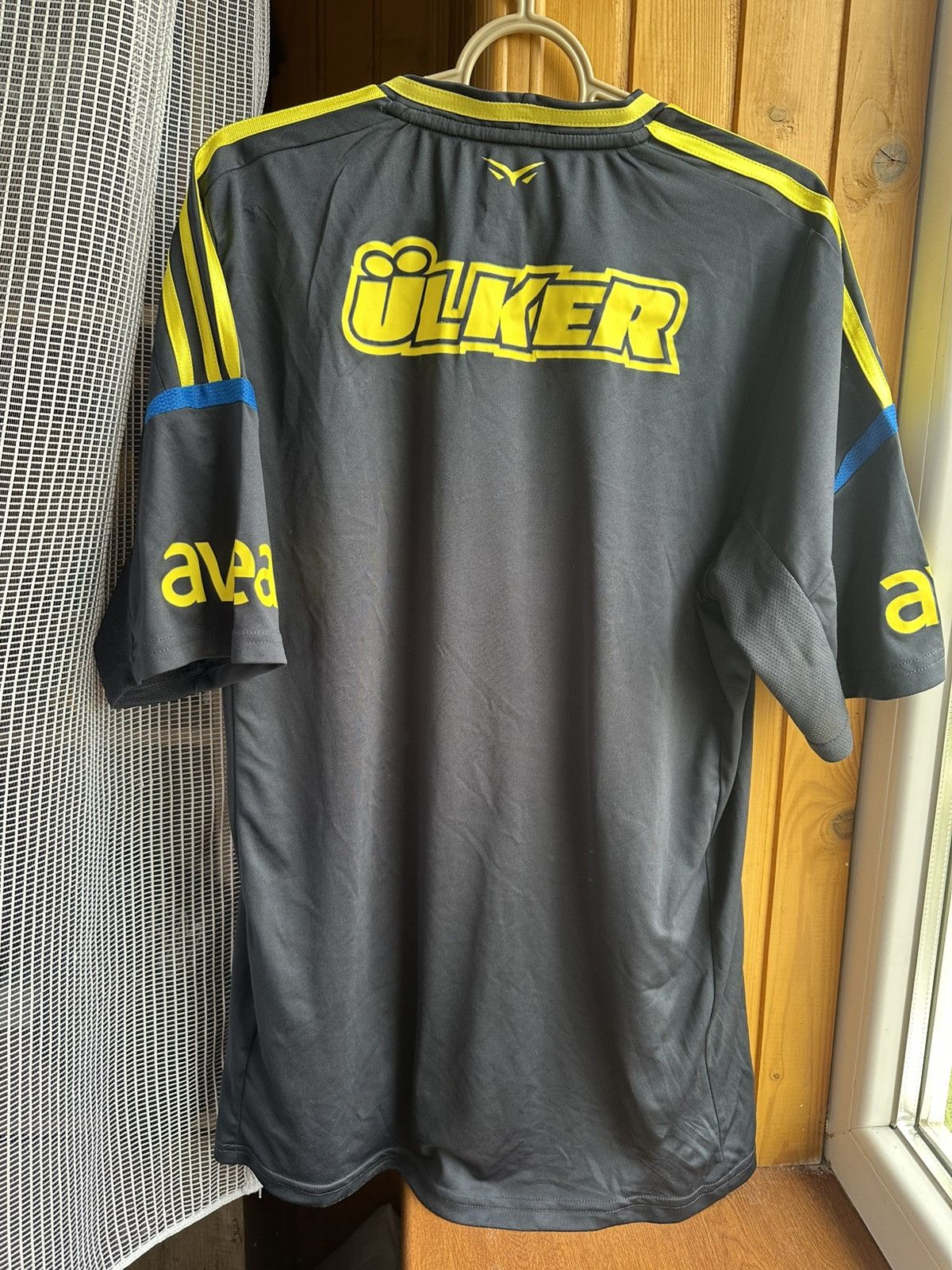 Adidas Fenerbahce Away Football Shirt 2012/13 Adidas Türk Telekom Size US L / EU 52-54 / 3 - 5 Thumbnail