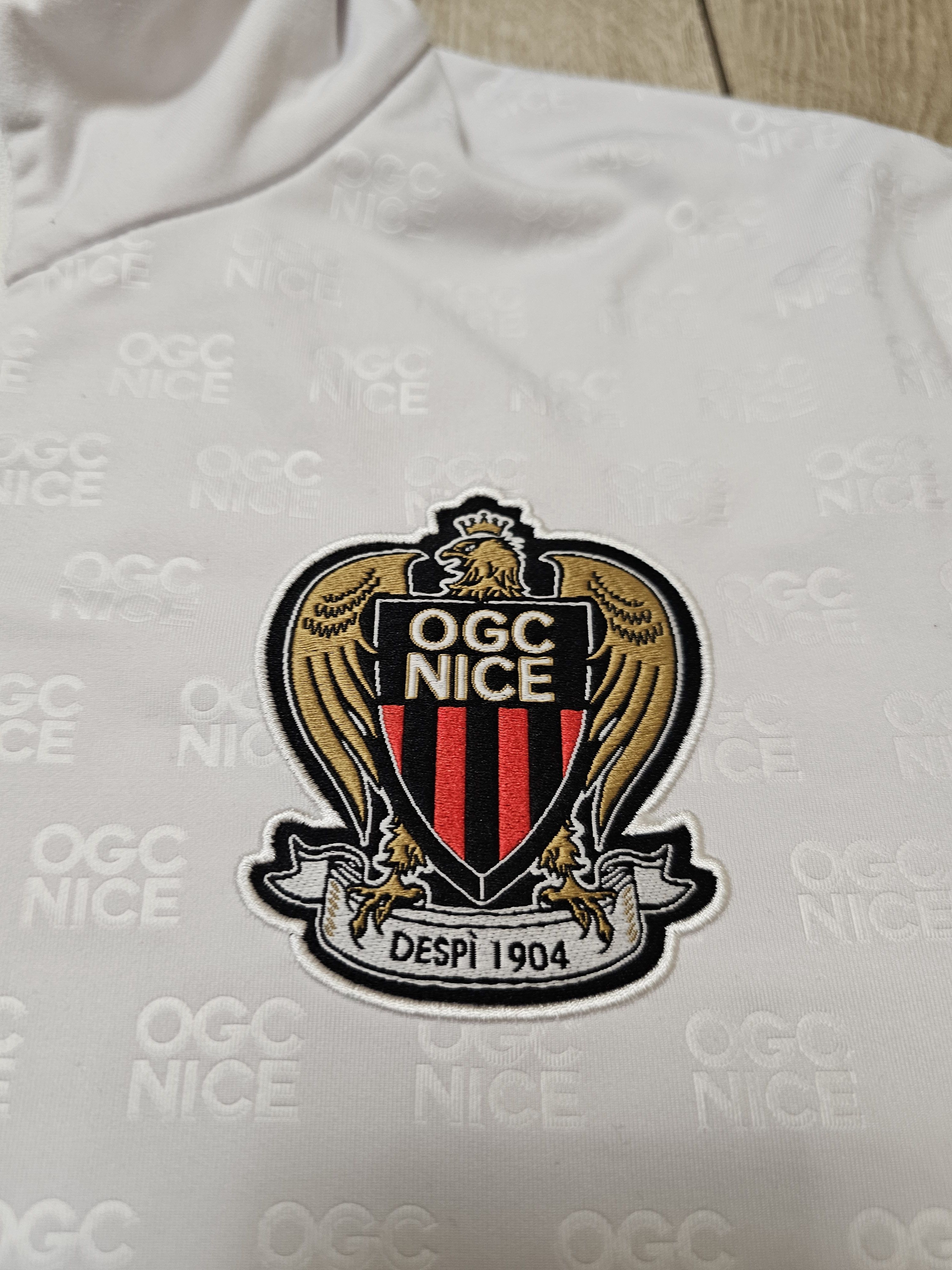 All Sport OGC NICE SOCCER 1/3 ZIP FOOTBALL JACKET SOCCER SWEATER Size US L / EU 52-54 / 3 - 4 Thumbnail