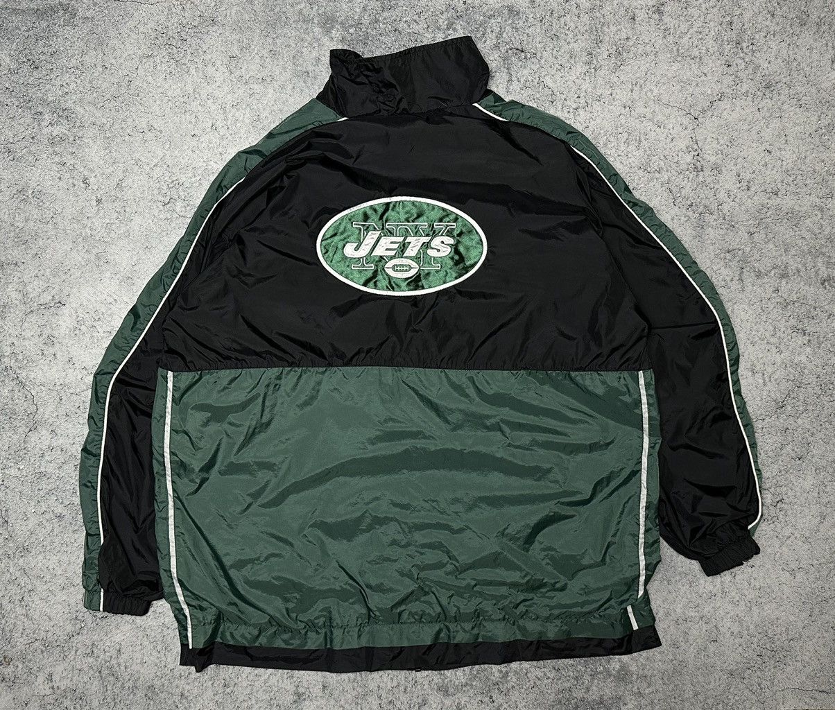 NFL Vintage New York NY Jets Nylon Jacket Size US XL / EU 56 / 4 - 6 Thumbnail