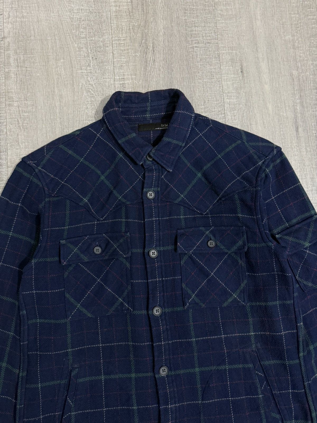 Undercover Uniqlo undercover western plaid flannel wool outer jacket Size US S / EU 44-46 / 1 - 2 Thumbnail
