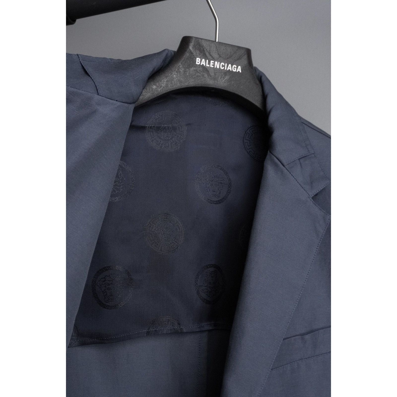 Versace Gianni versace greca logo medusa button linen blazer jacket Size US L / EU 52-54 / 3 - 9 Thumbnail