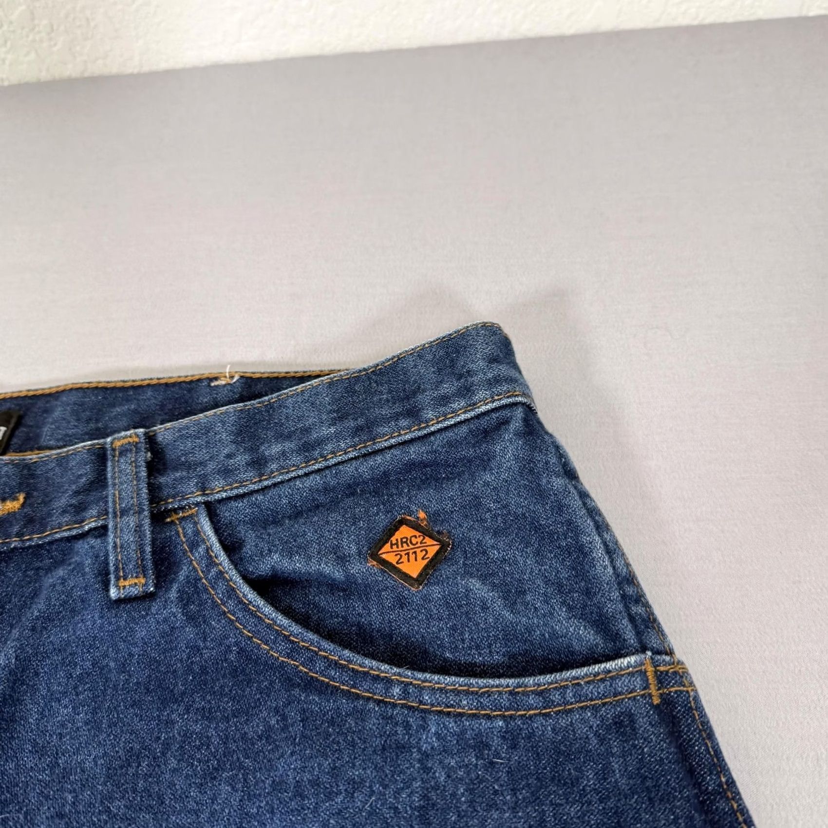Wrangler Wrangler FR Jeans Men 36x36 Blue Flame Resistant Relaxed Fit Denim Pants Straight Leg Workwear Jeans Size US 36 / EU 52 - 3 Thumbnail