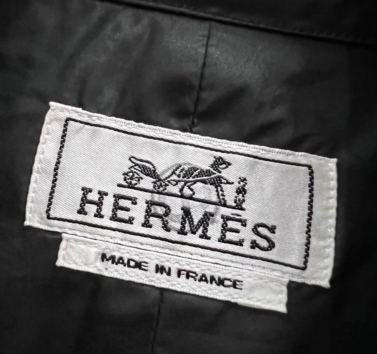 Hermes Hermès Black Irregular Neckline Windbreaker J41 Size US XXS / EU 40 - 4 Thumbnail