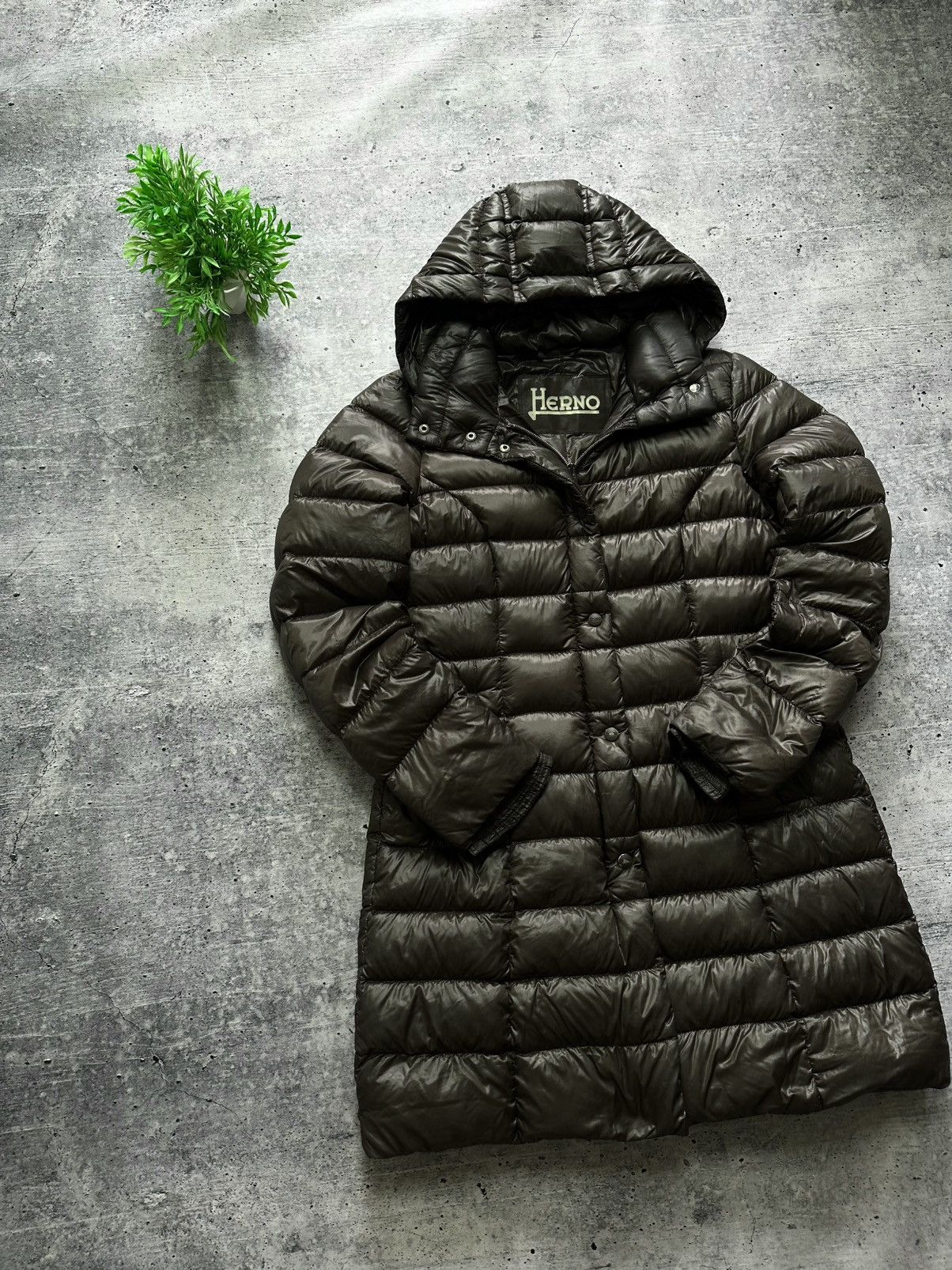 Herno Luxury Down Hooded Puffer Y2K Coat Jacket