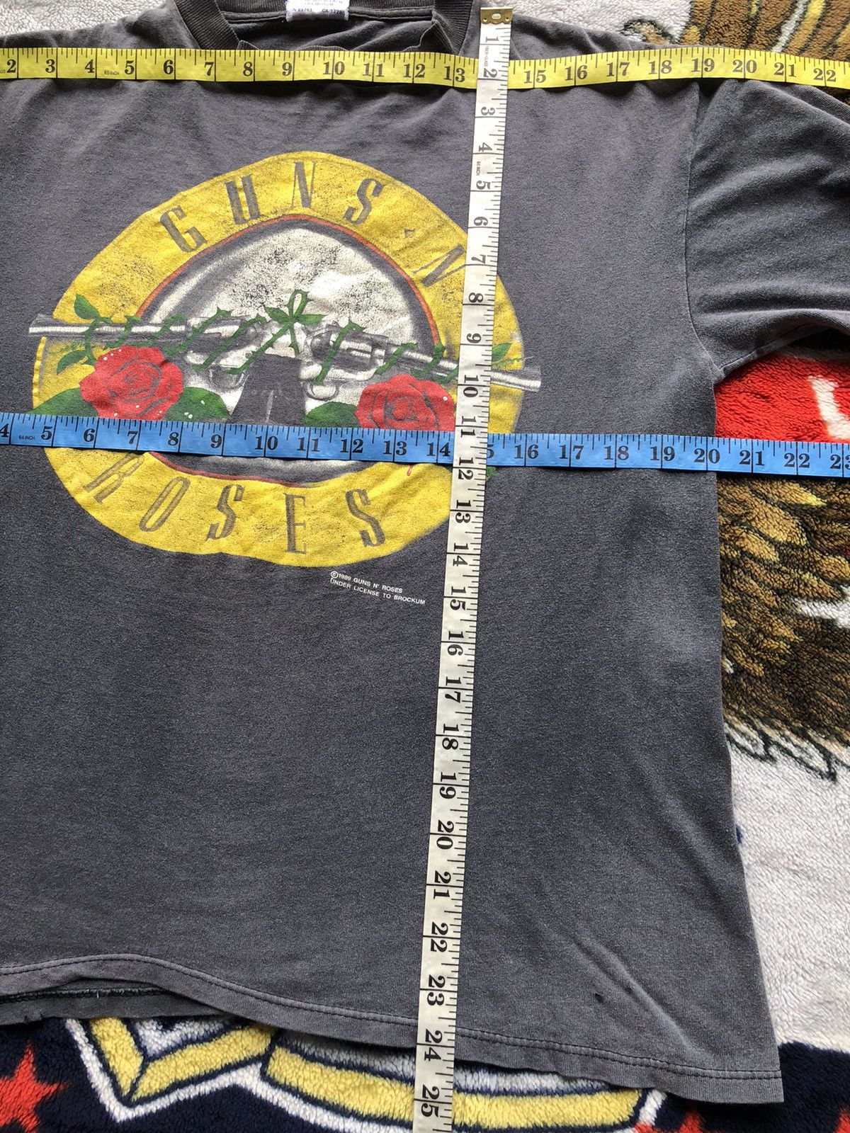 Band Tees Vintage 1989 Guns N Roses Was Here Shirt Tee Size US L / EU 52-54 / 3 - 12 Thumbnail