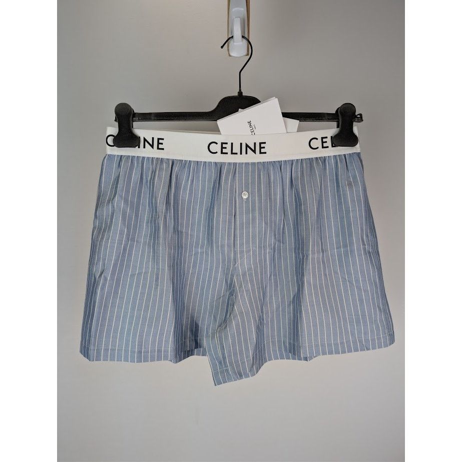 Celine o1rshd1 Size : XL / Stripe Boxer in Blue/White Size ONE SIZE - 2 Thumbnail