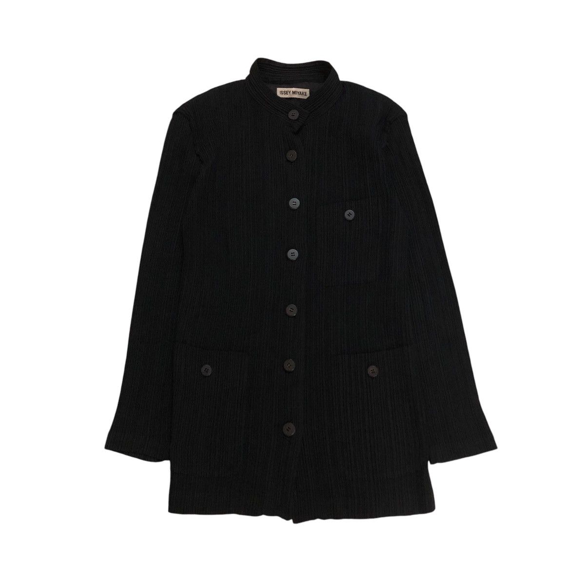 Issey Miyake 🔥VINTAGE BUTTON JACKET ISSEY MIYAKE PLEATED DESIGN Size US M / EU 48-50 / 2 - 1 Thumbnail