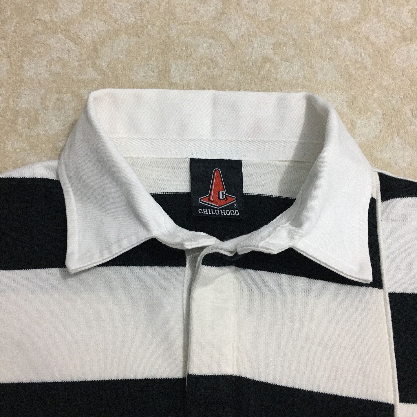 Japanese Brand Childhood Japan Polo Rugby Shirt Size US L / EU 52-54 / 3 - 6 Thumbnail