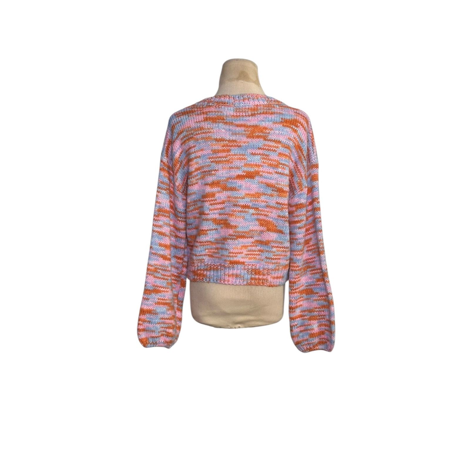 Shein Shein pink blue orange stripes sweater size Small Size XS / US 0-2 / IT 36-38 - 8 Thumbnail