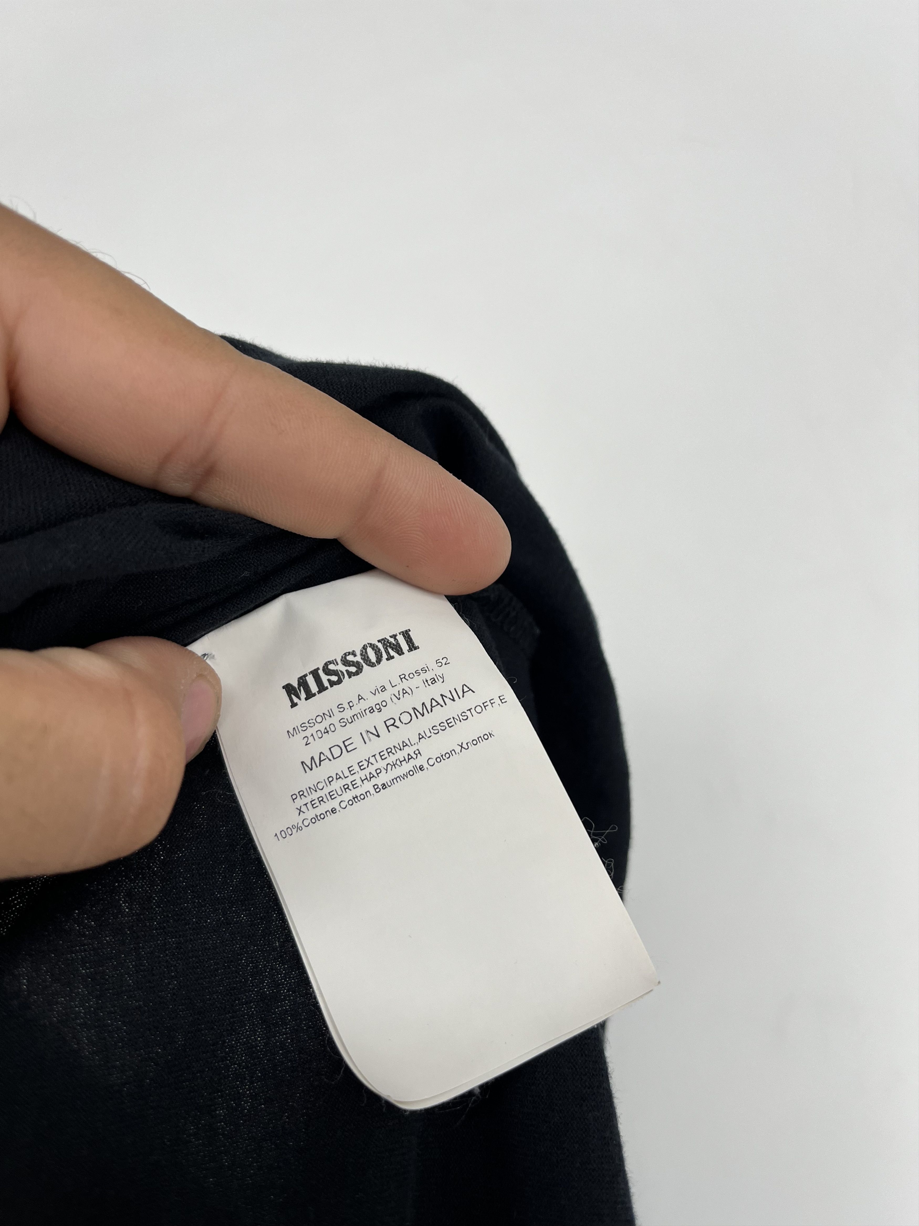 Missoni × Vintage Vintage Missoni Spellout Logo Tshirt Size N Size US M / EU 48-50 / 2 - 14 Thumbnail