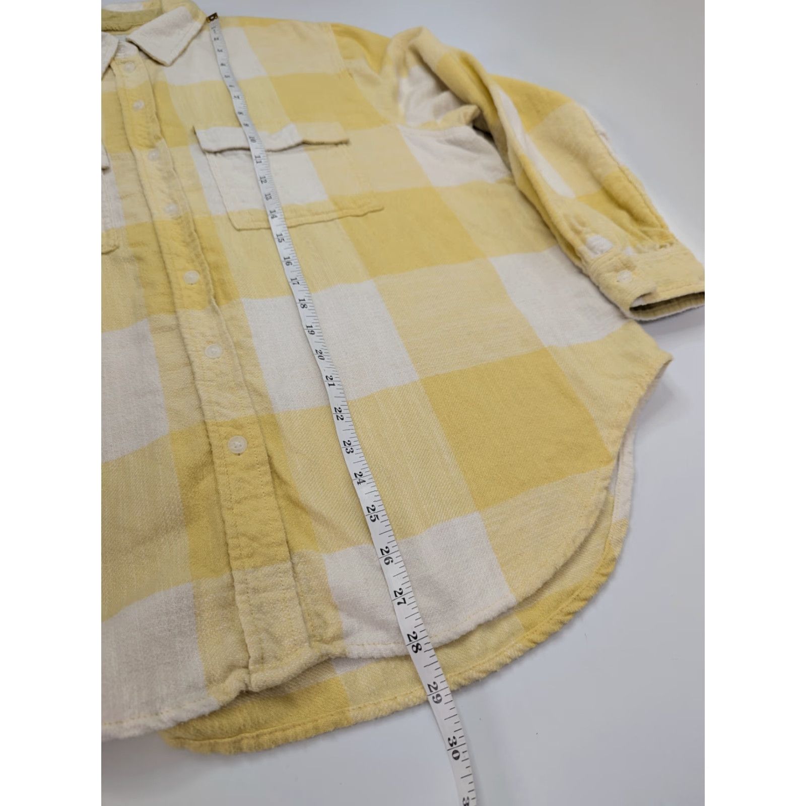 Vintage VINTAGE American Eagle Oversized Flannel Medium Yellow Buffalo Plaid AHH-Mazingly Soft Size US M / EU 48-50 / 2 - 5 Thumbnail