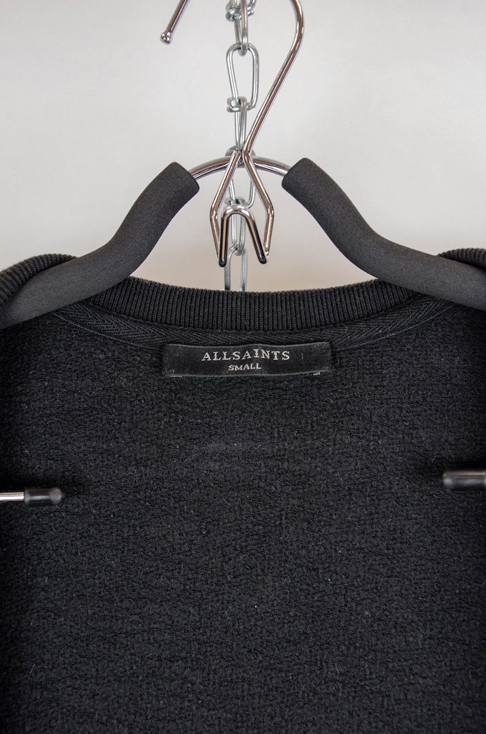 Allsaints AllSaints Brooke Sweat Drape Hoodie Black - Size S Size S / US 4 / IT 40 - 4 Thumbnail