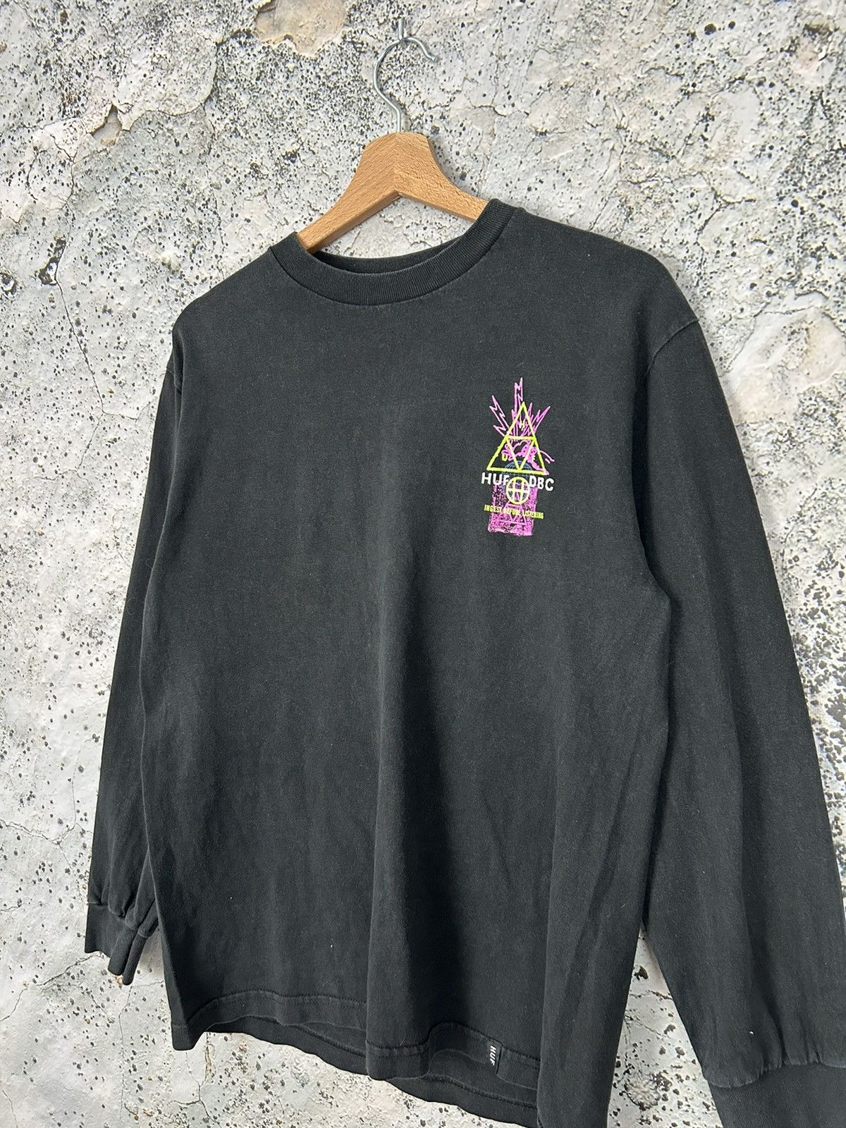 Huf HUF Skateboarding Longsleeve Graphic Streetwear Vintage Size US M / EU 48-50 / 2 - 4 Thumbnail