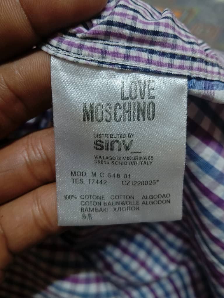 Japanese Brand × Moschino Love moschino button up shirts Size US M / EU 48-50 / 2 - 6 Thumbnail