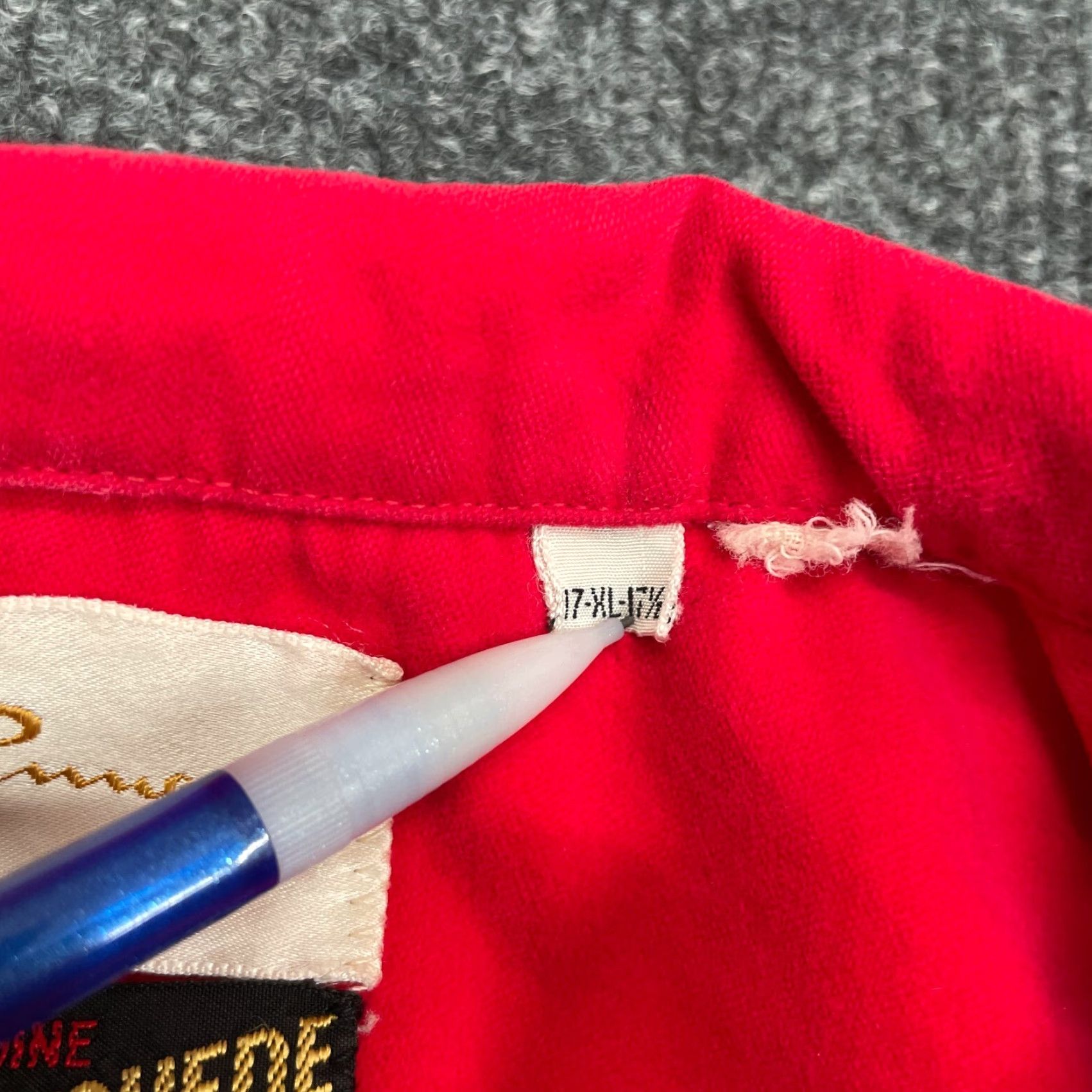 Vintage VINTAGE Heeksuede Shirt Mens XL Red Long Sleeve Western Zip Adult Size US XL / EU 56 / 4 - 6 Thumbnail